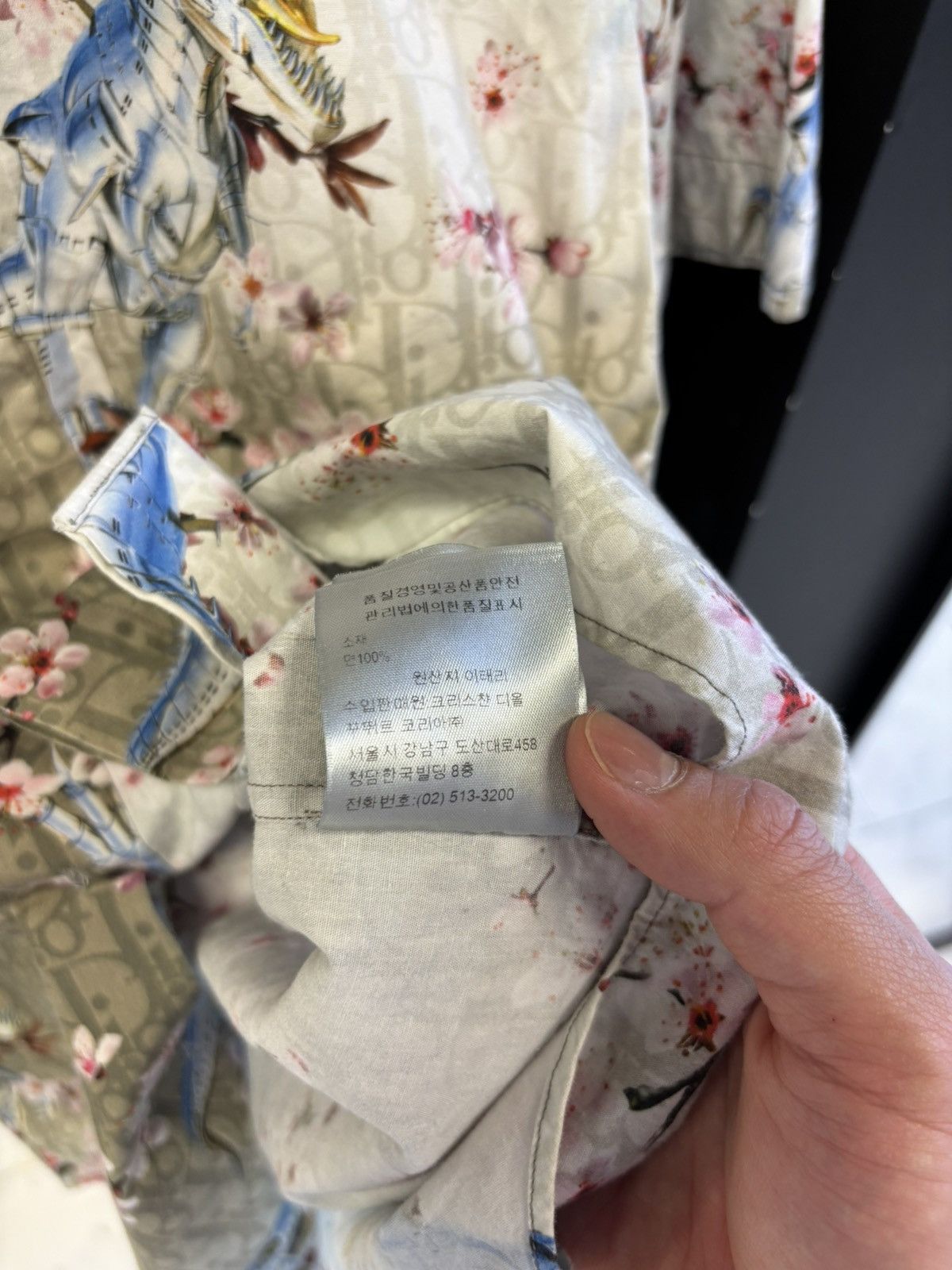 Club Sorayama × Dior Dior Sorayama Oblique button up shirt Size US S / EU 44-46 / 1 - 7 Thumbnail