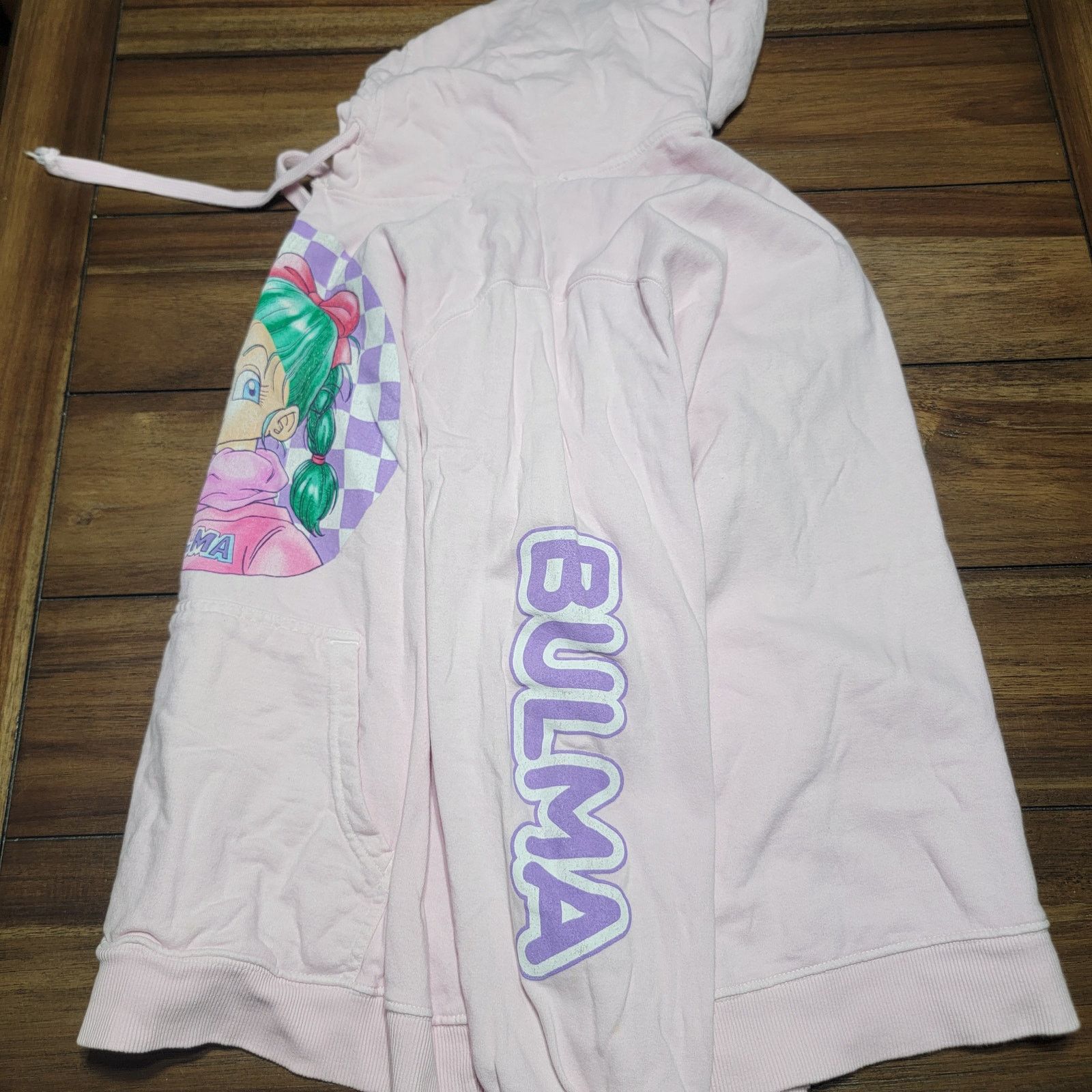 Other Dragonball LS Pink Pullover Hoodie "Bulma" - Size 1 (XL) Size XL / US 12-14 / IT 48-50 - 3 Thumbnail