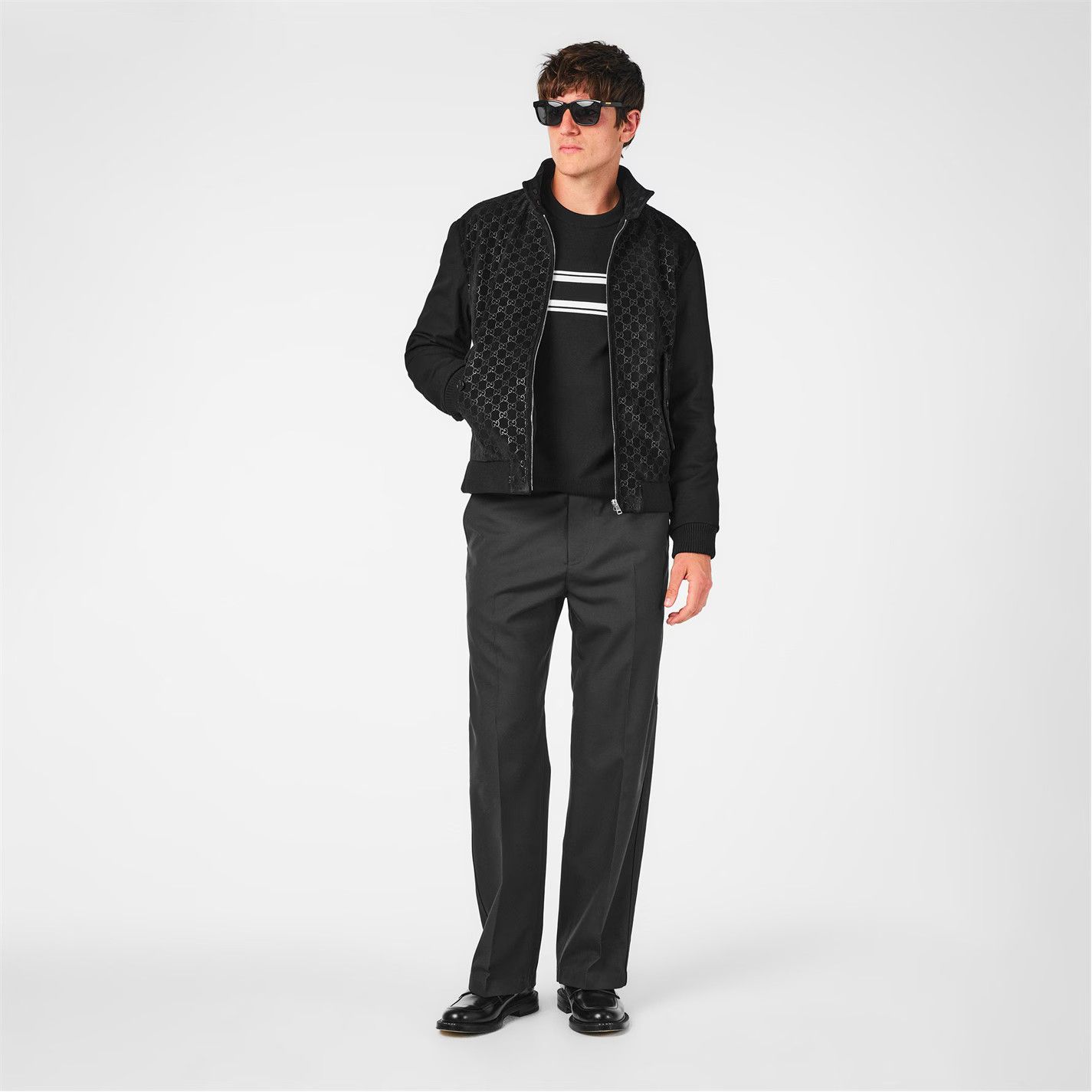 Gucci o1g2r1mq0426 Classic Jacket in Black Size US M / EU 48-50 / 2 - 6 Thumbnail
