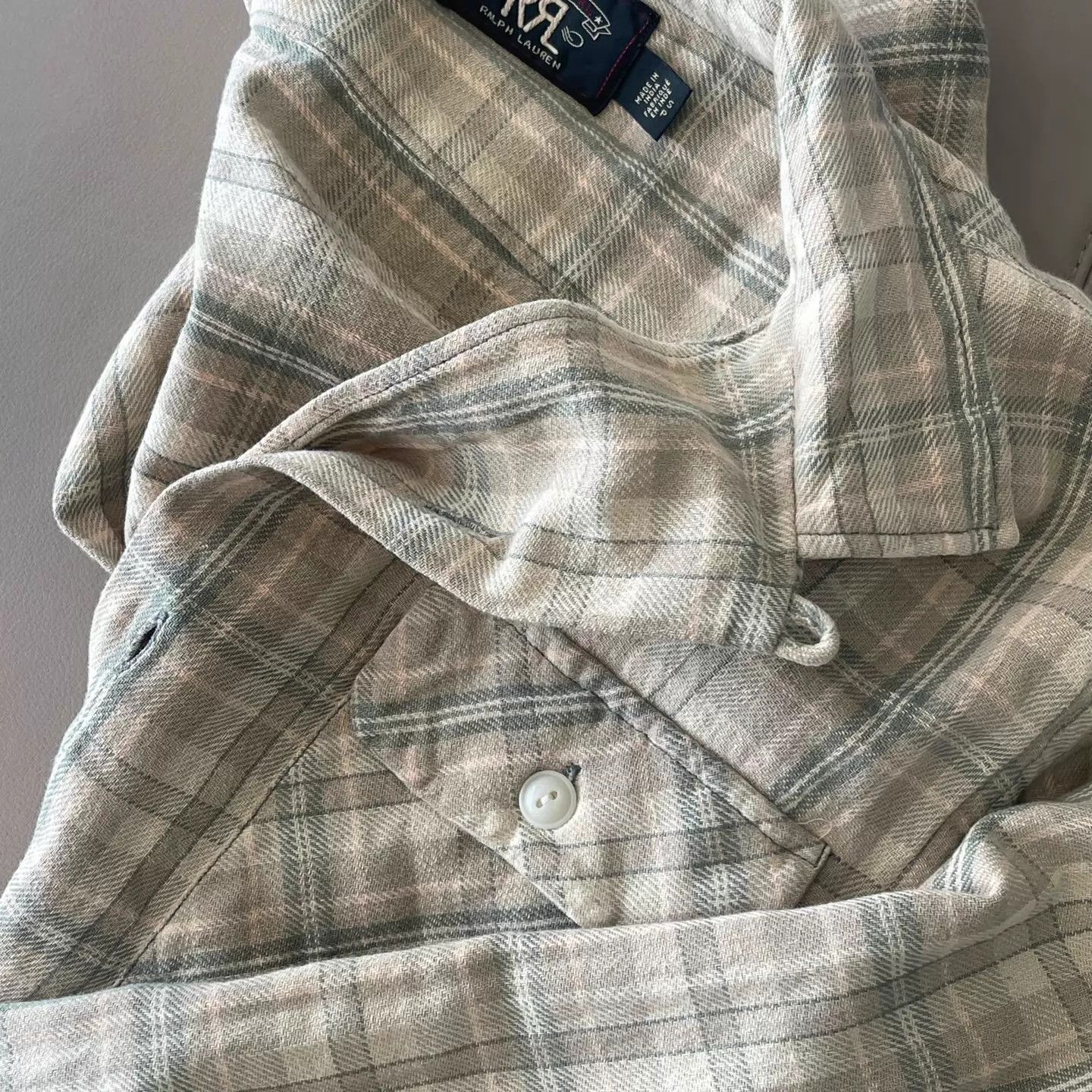 RRL Ralph Lauren RRL Double RL Vintage Western Striped Inner Shirt S Size US S / EU 44-46 / 1 - 8 Thumbnail