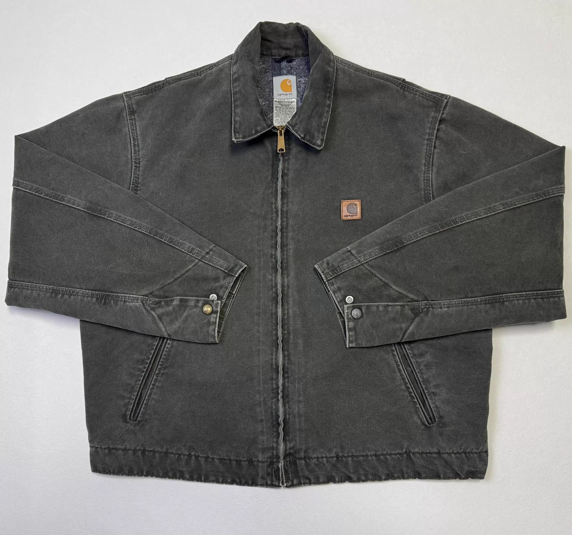 Carhartt Vintage Carhartt J146 Detroit Jacket Green XL Size US XL / EU 56 / 4 - 1 Thumbnail