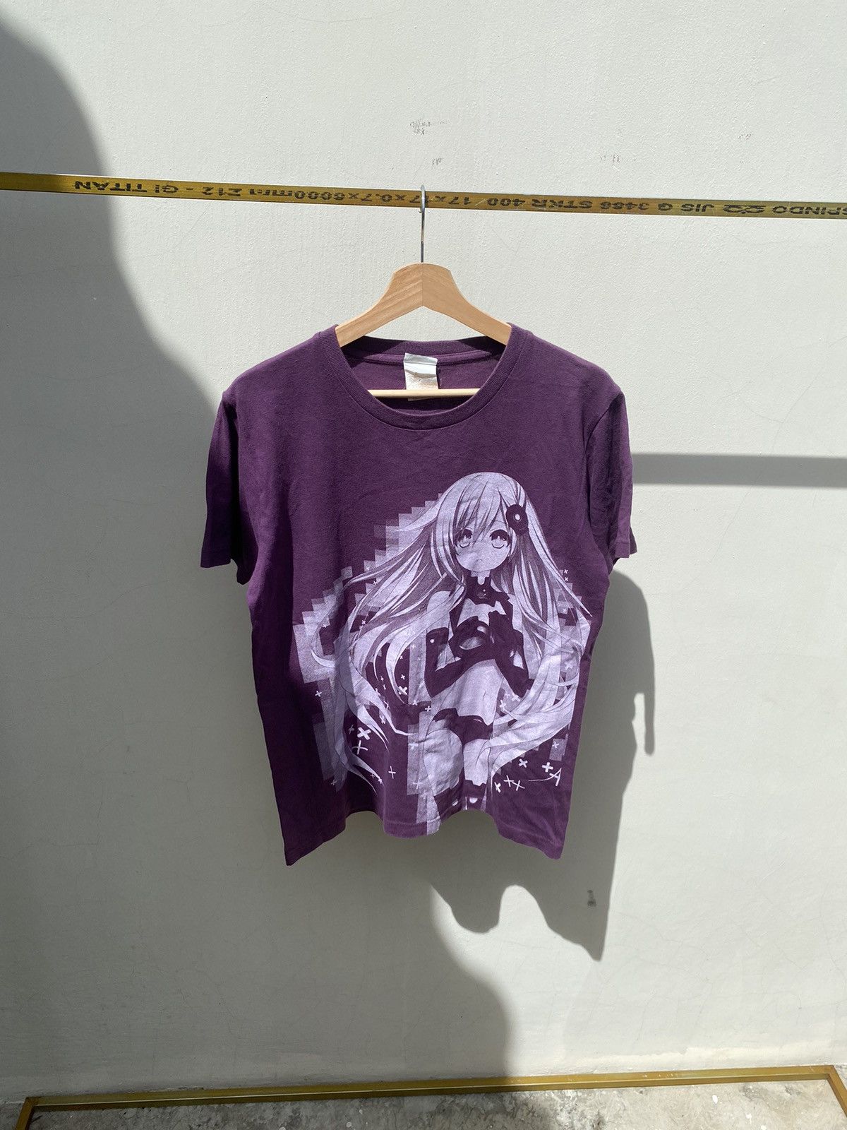 image of Anima Tee Neptunia Mk2 Sexy Girl Hentai in Purple, Men's (Size Medium)
