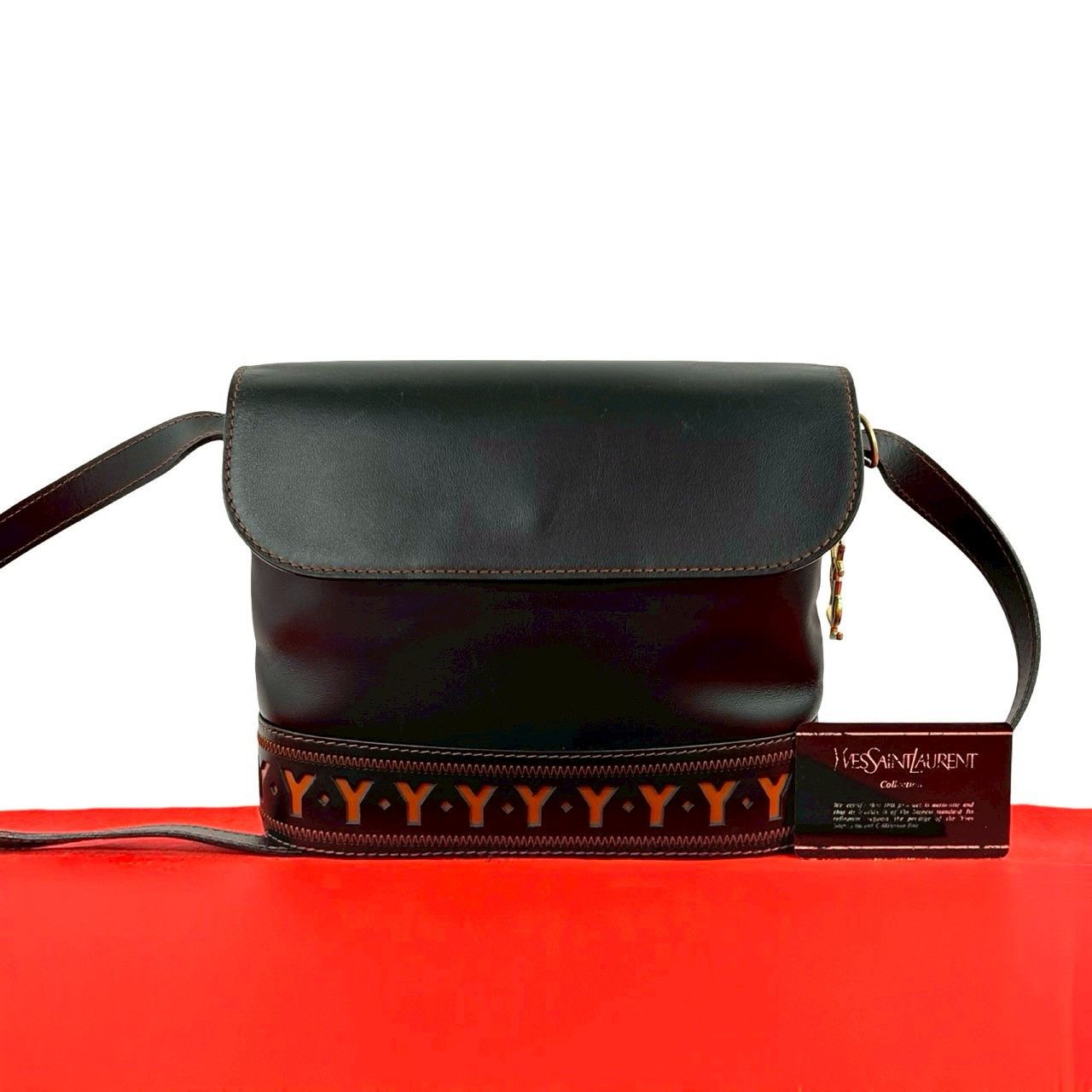 Yves Saint Laurent Yves Saint Laurent Yves Saint Laurent Cassandra Leather Shoulder Bag Leather Shoulder Bag DUTY FREE for USA Size ONE SIZE - 1 Thumbnail