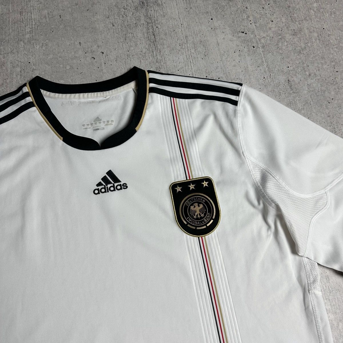 Adidas × Vintage 🇩🇪 VINTAGE ADIDAS DEUTSCHER FUSSBALL-BUND T-SHIRT 2010 Size US XL / EU 56 / 4 - 3 Thumbnail
