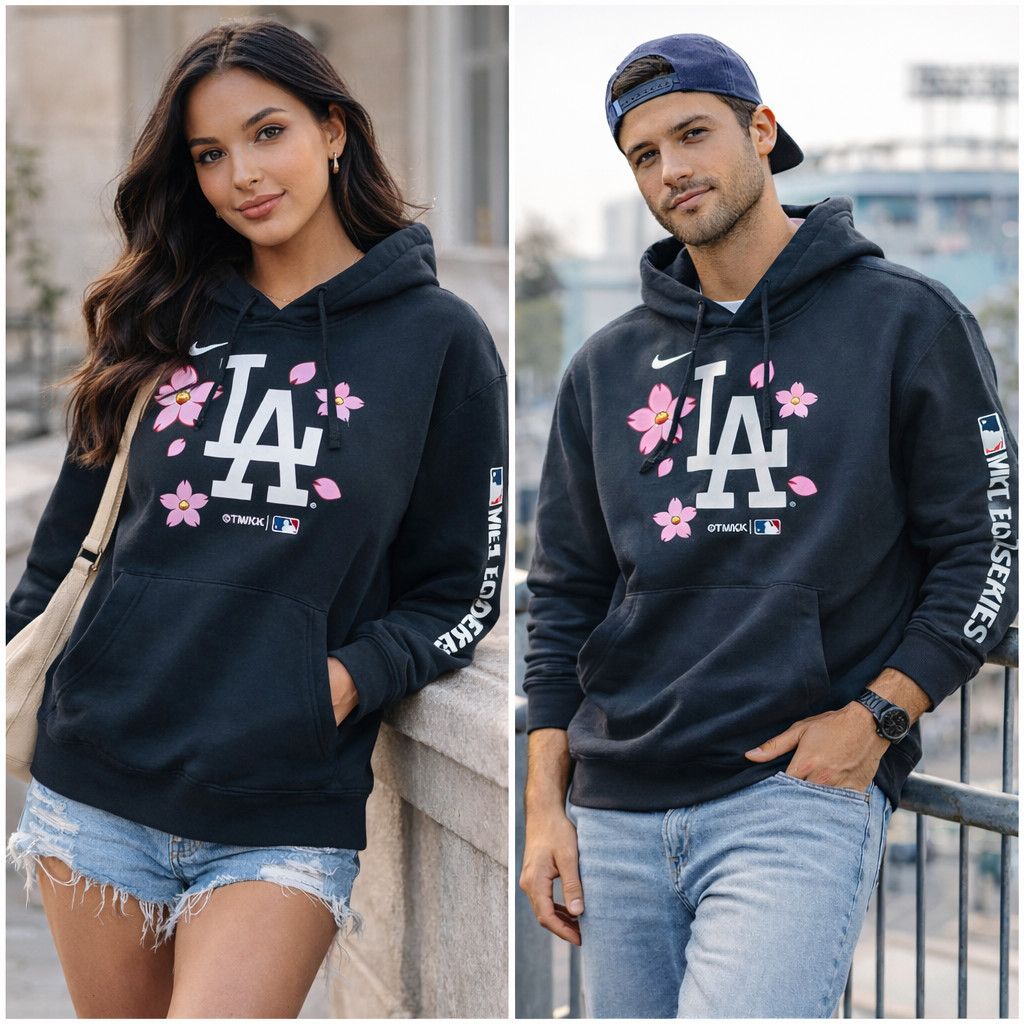 Nike NWT Dodger x Murakami Colab - Black Hoodie | M | Size US M / EU 48-50 / 2 - 1 Thumbnail