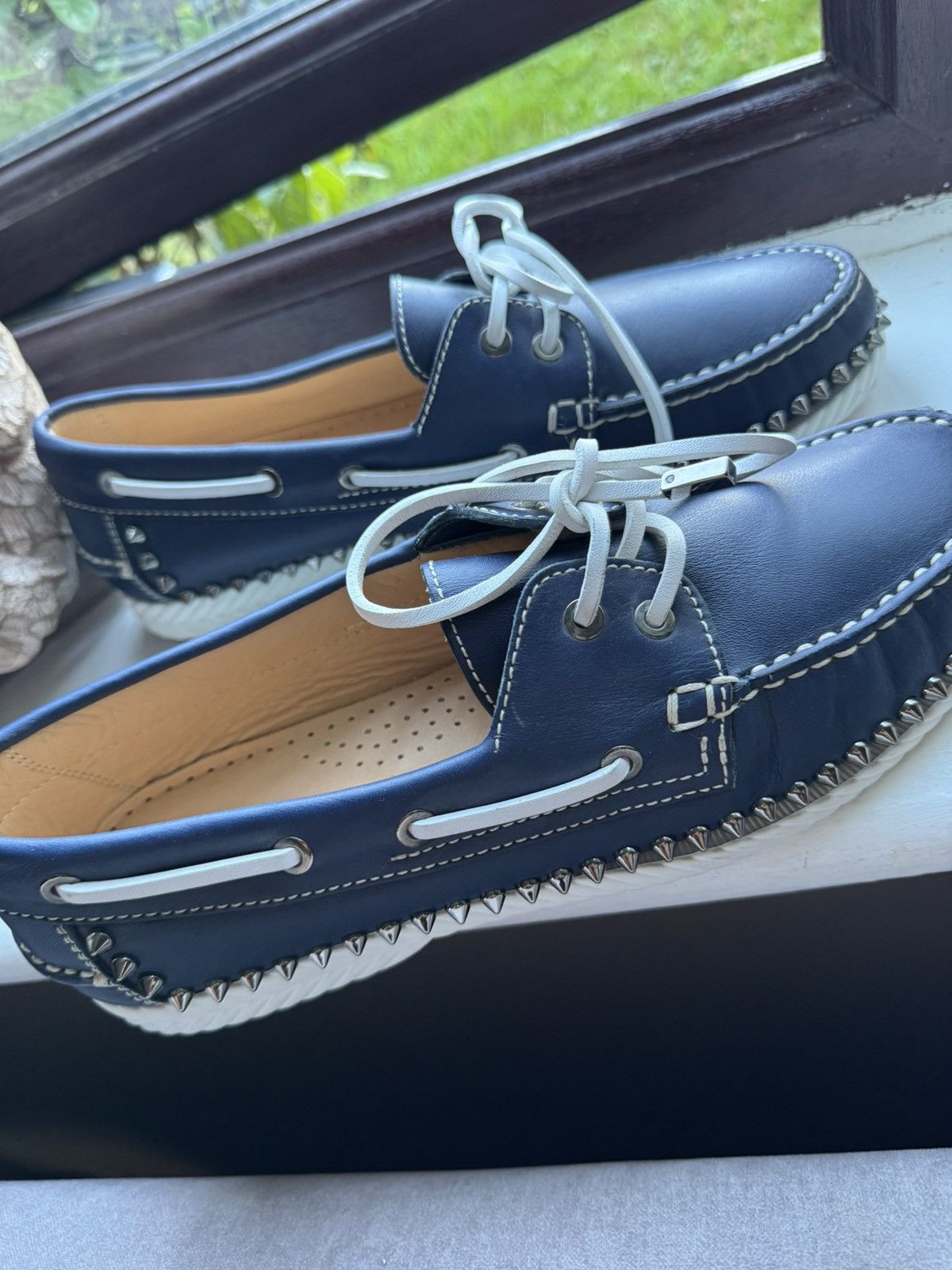 Christian Louboutin CHRISTIAN LOUBOUTIN deck boat shoes marked size 41.5 Size US 8.5 / EU 41-42 - 2 Thumbnail