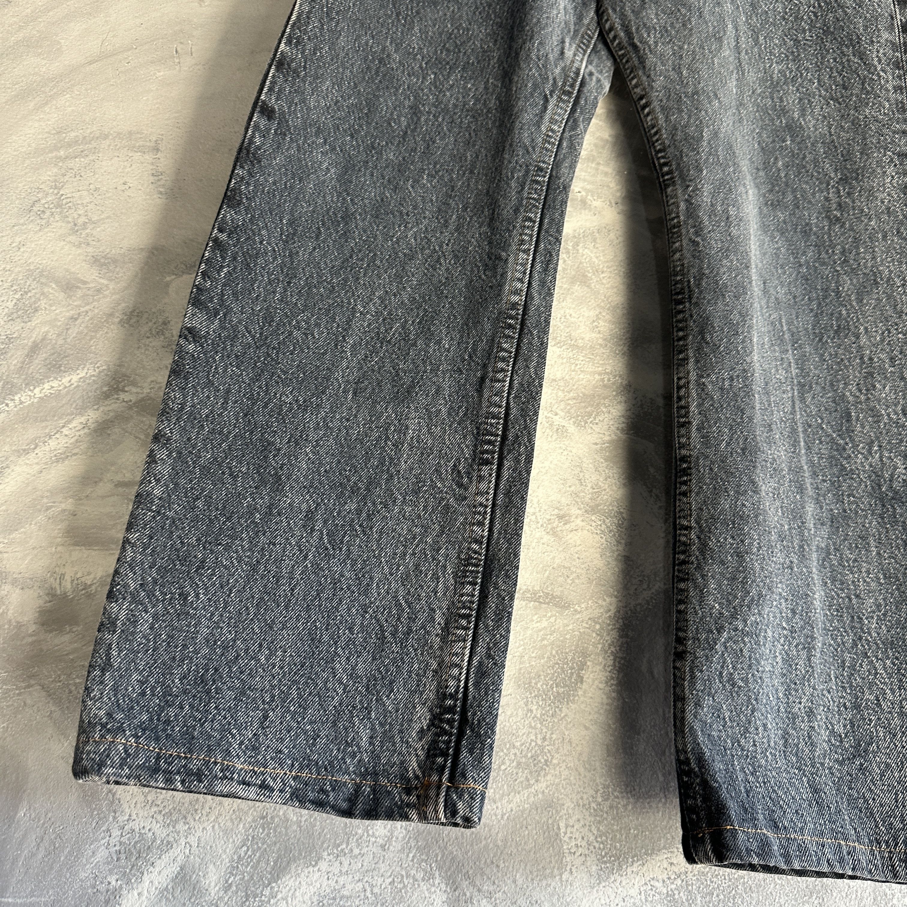 Levi's Vtg Levis 501 Jeans Mens 36x30 Black Button Fly Made in USA Size US 36 / EU 52 - 7 Thumbnail