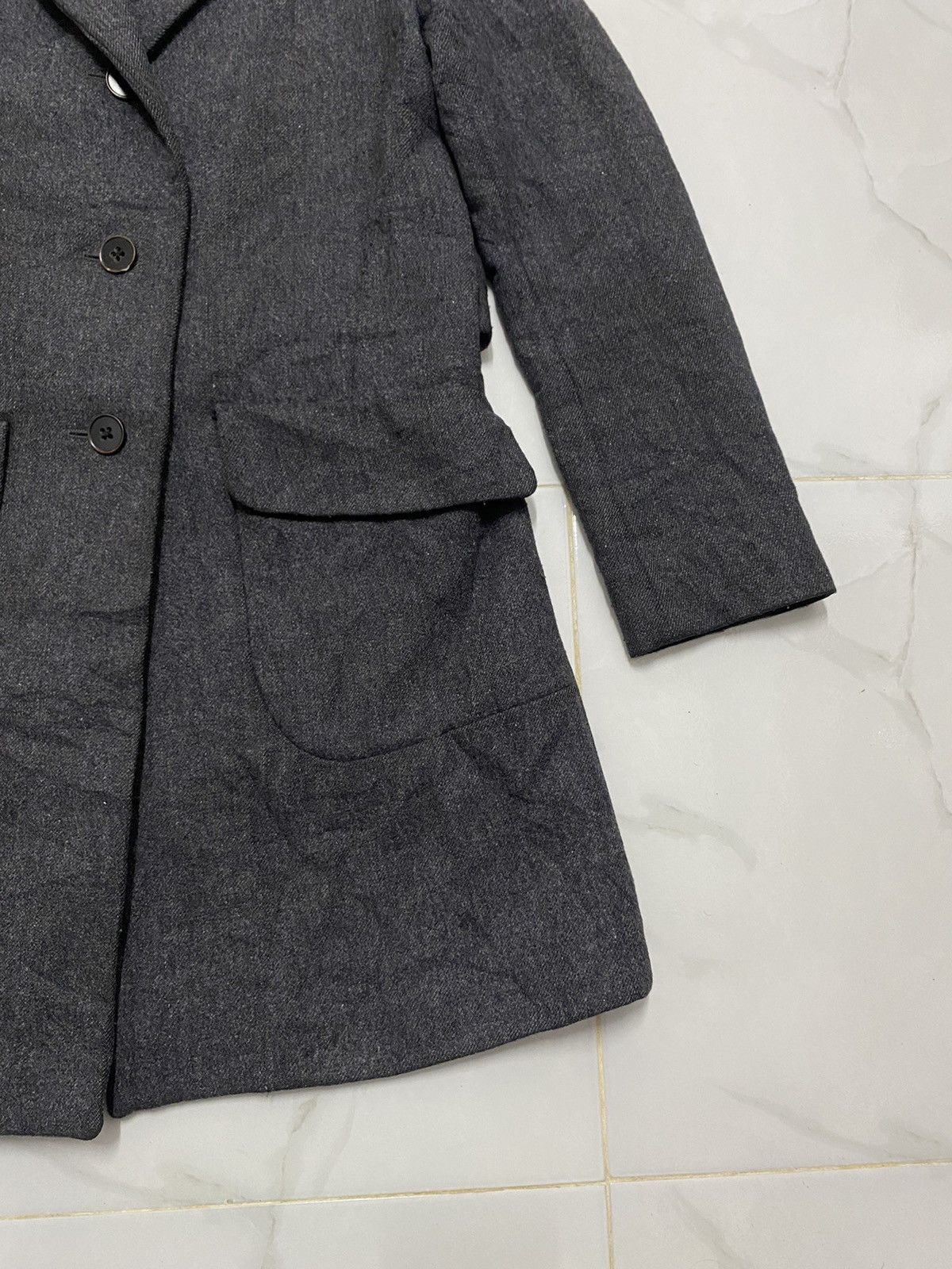 Jil Sander Jill Sander By Uniqlo Tweed Wool Jacket Size US M / EU 48-50 / 2 - 6 Thumbnail