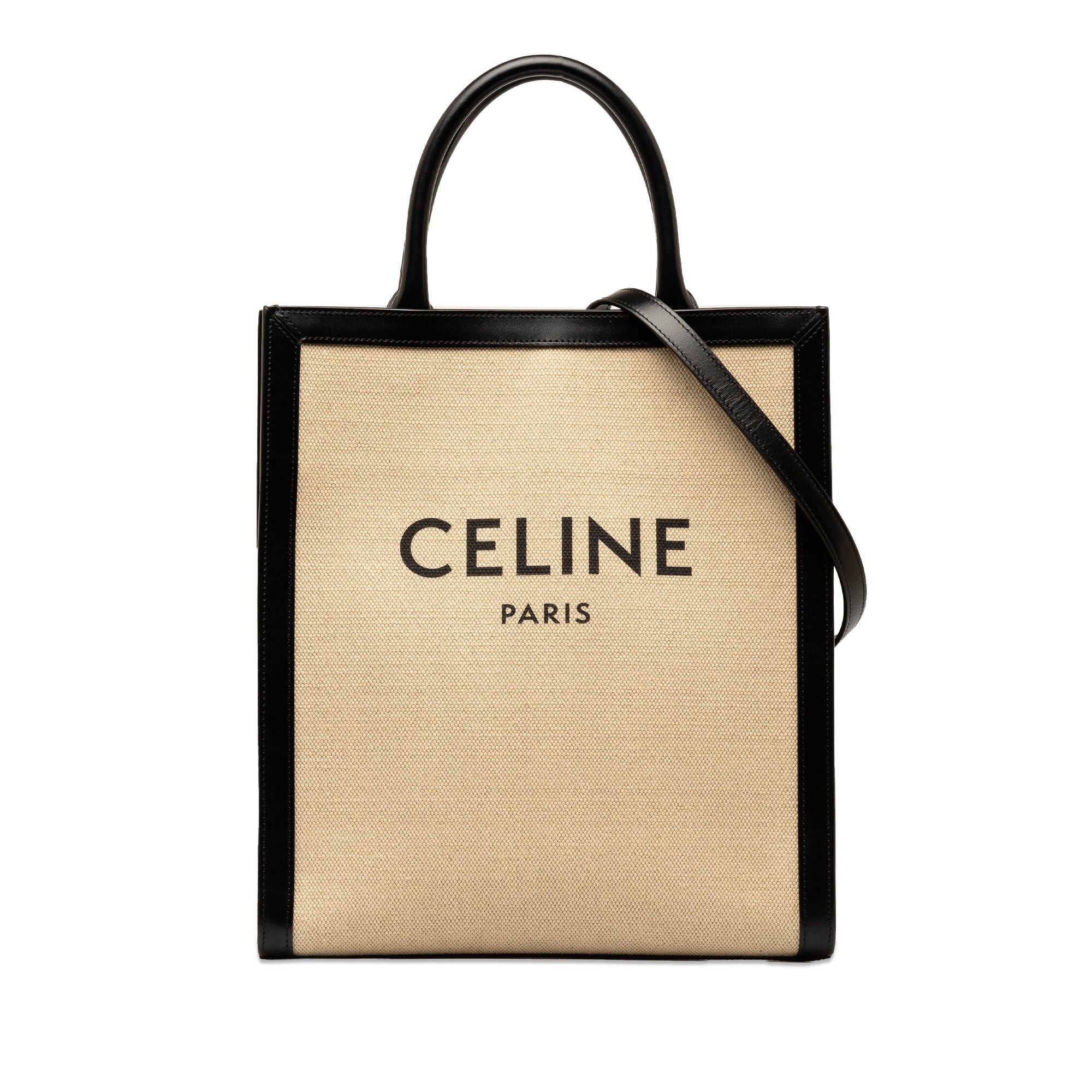 Celine Celine Small Vertical Cabas Satchel Brown Size ONE SIZE - 1 Thumbnail