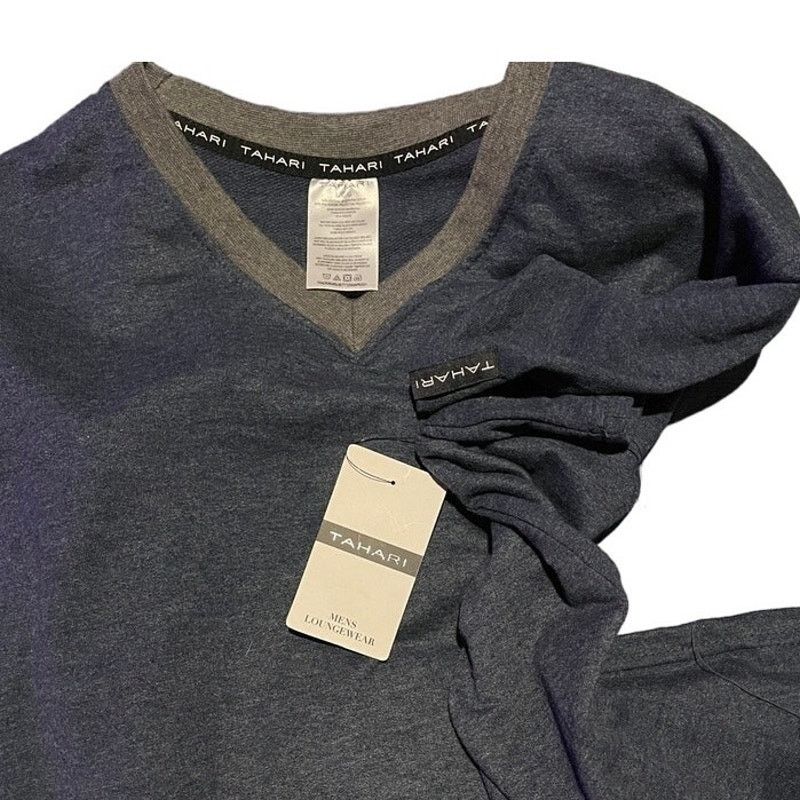Elie Tahari TAHARI Men Set of 3 Mens V Neck Cotton Shirts Large NWT Size US L / EU 52-54 / 3 - 4 Thumbnail