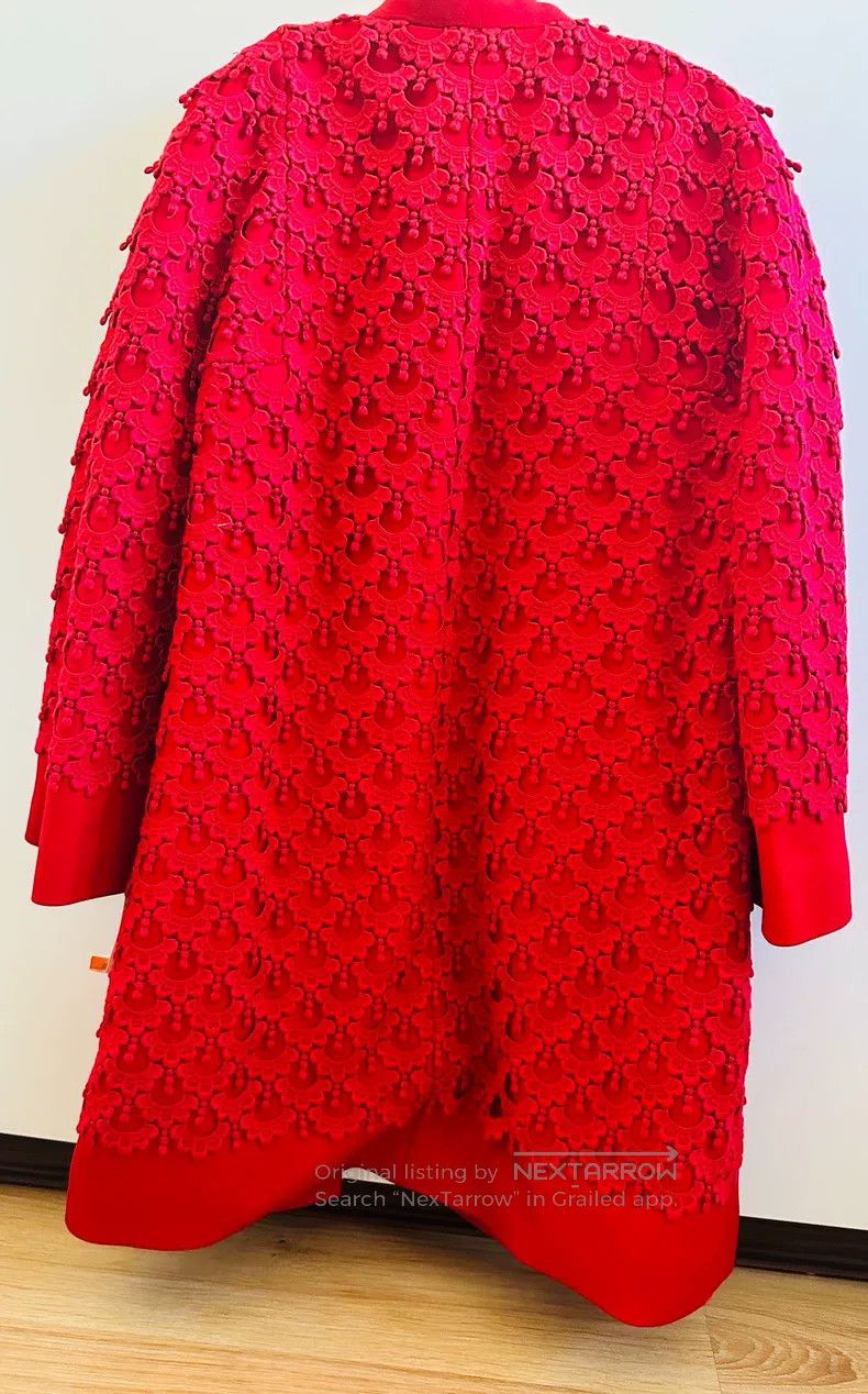 Valentino Valentino Heavy lace trench coat Size M / US 6-8 / IT 42-44 - 2 Thumbnail