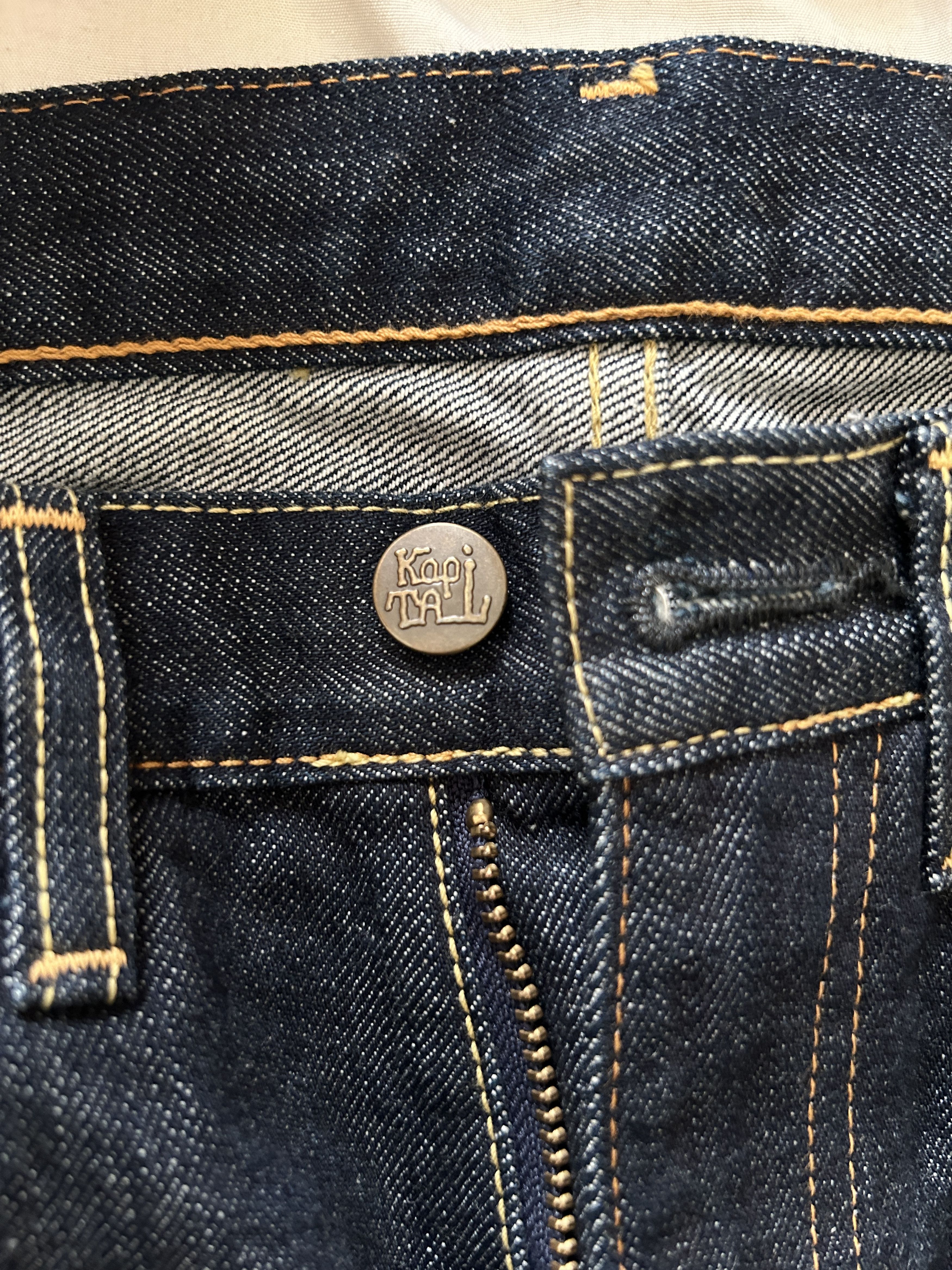 Kapital kapital Kountry raw denim jeans selvedge Size 32 Blue Size US 32 / EU 48 - 8 Thumbnail
