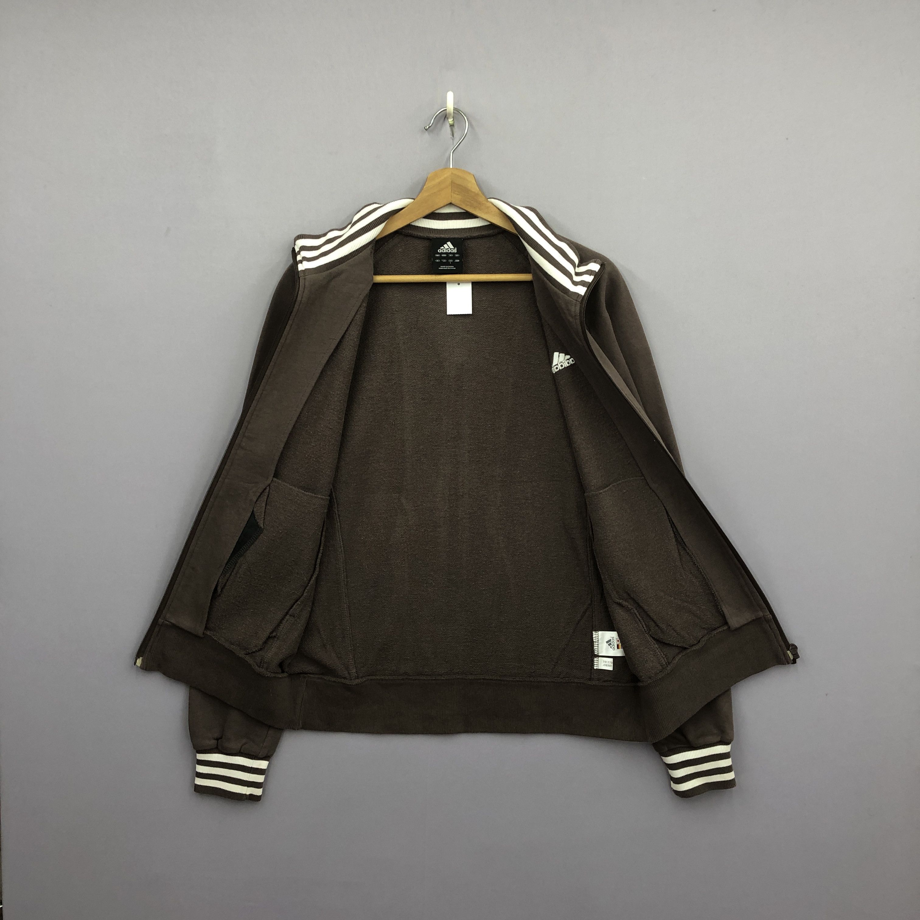 Adidas × Vintage Vintage Adidas Zipper Sweater Sweatshirt Jumper Size US M / EU 48-50 / 2 - 5 Thumbnail