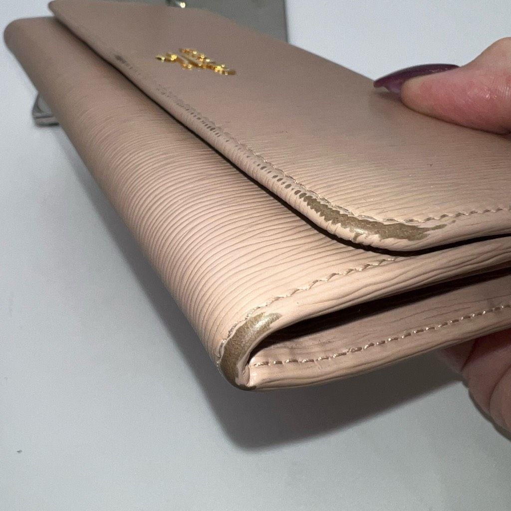 Prada Prada Textured Saffiano Leather Long Wallet **SEE PHOTOS AND DESCRIPTION Size ONE SIZE - 6 Thumbnail