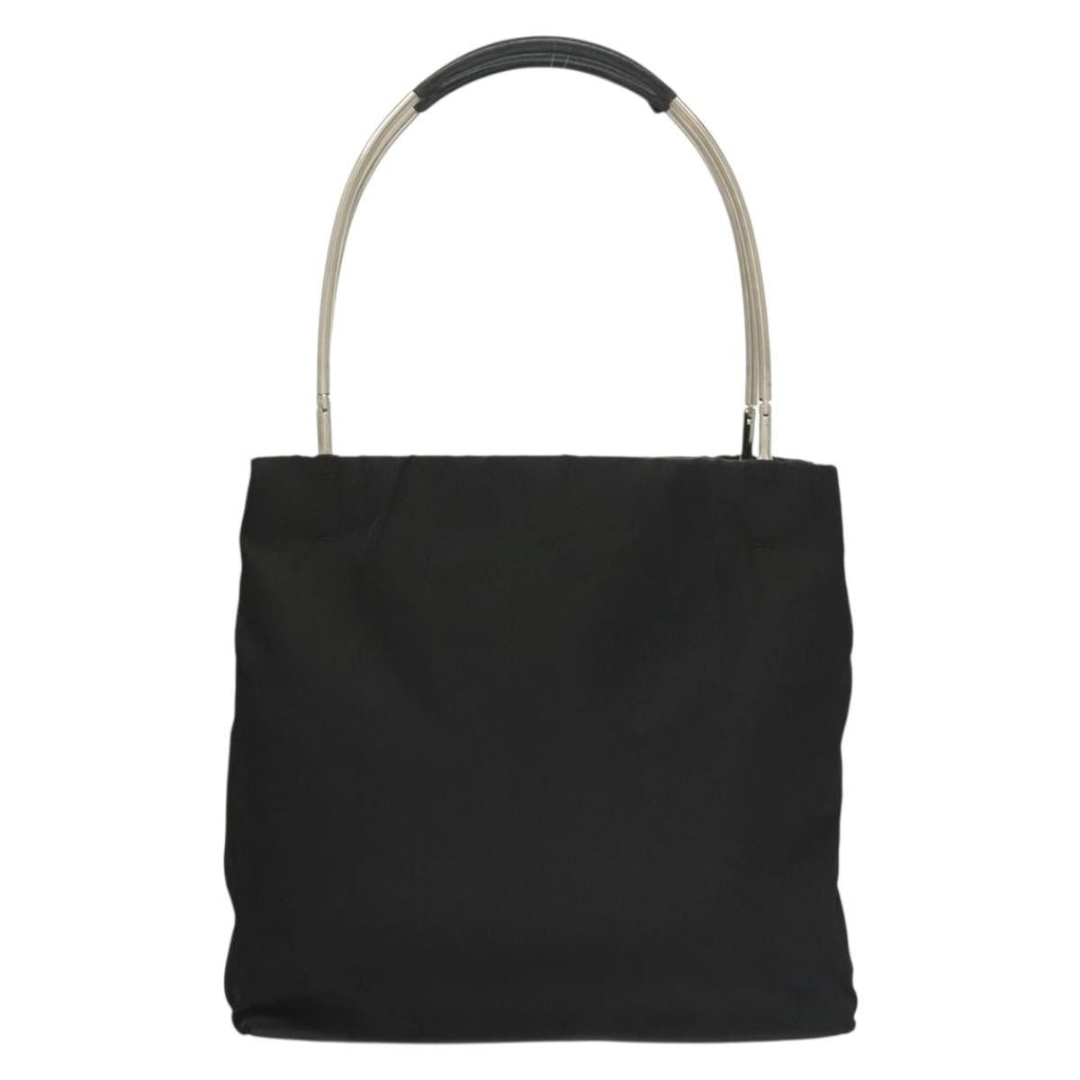 Prada PRADA Hand Bag Nylon Black Silver Size ONE SIZE - 2 Thumbnail
