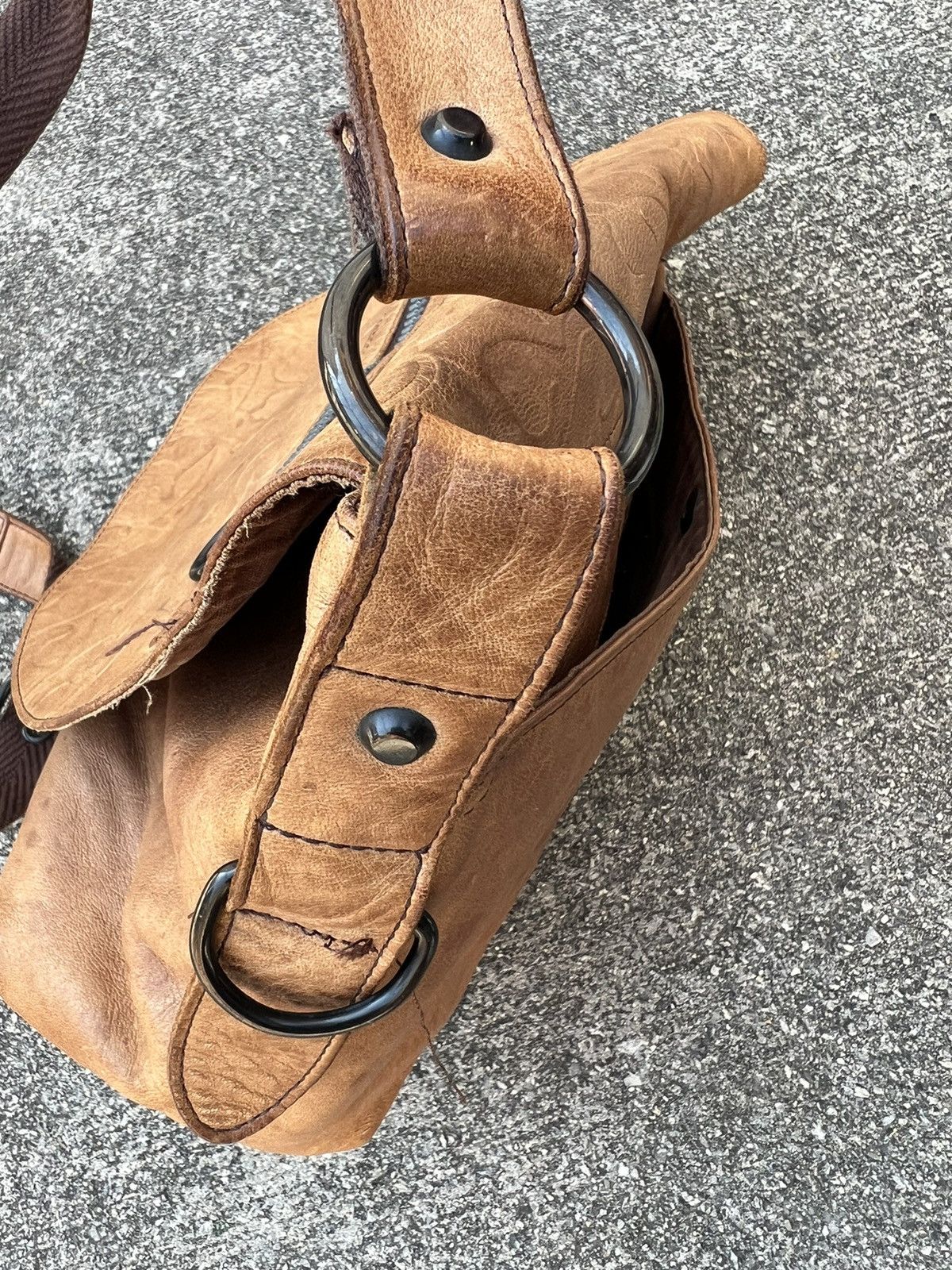 Leather Vintage Solatina Japan Patina Leather Bag Size ONE SIZE - 21 Thumbnail