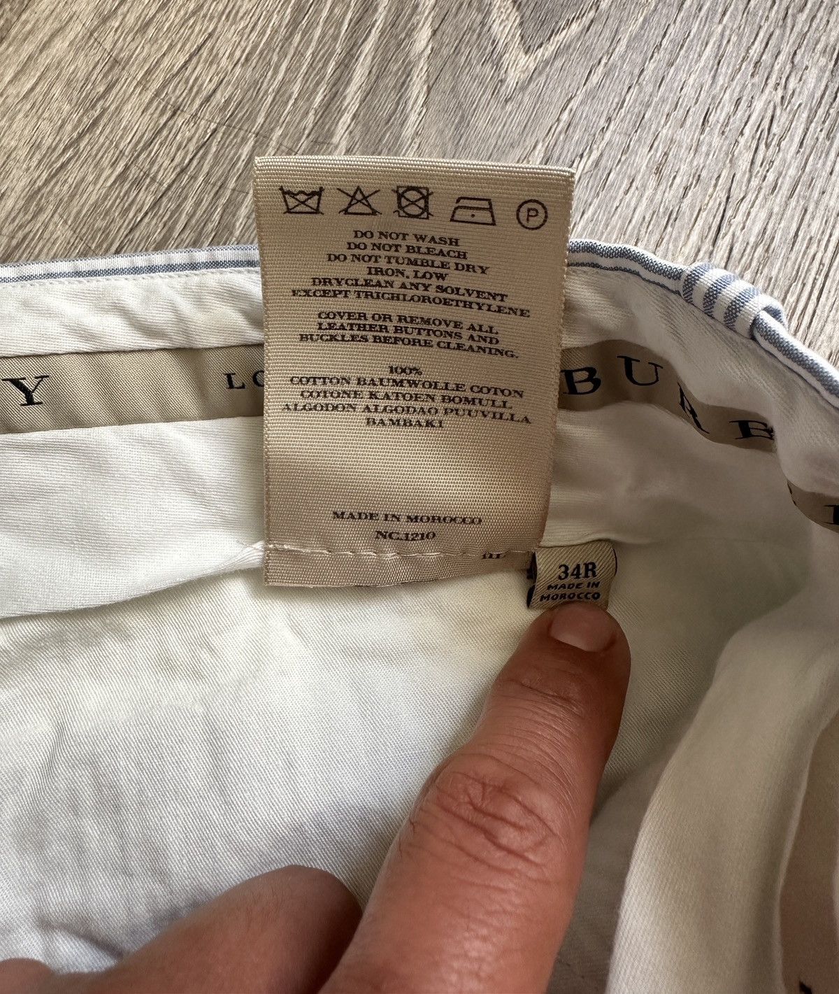 Burberry × Designer Burberry Stripped Pants 🔥 Size US 34 / EU 50 - 5 Thumbnail