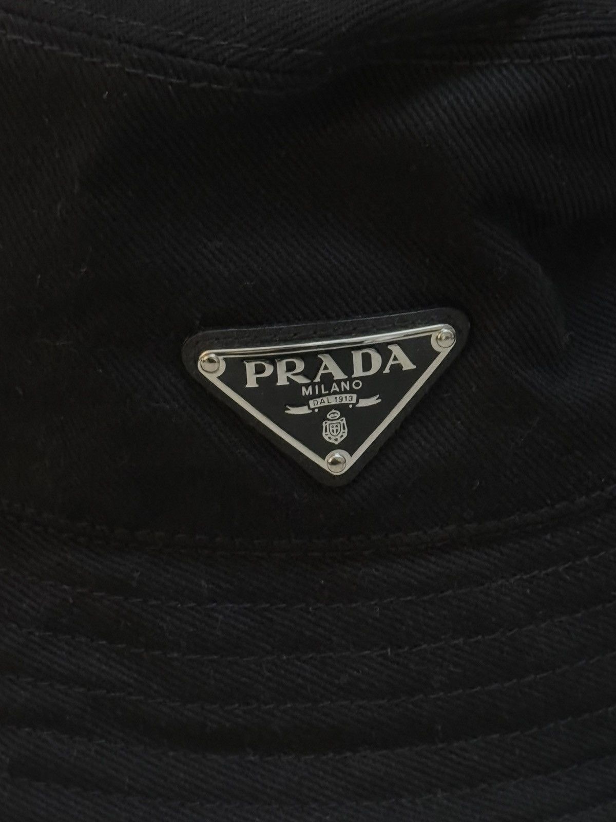 Prada Prada Cotton Bucket Hat Size ONE SIZE - 2 Thumbnail
