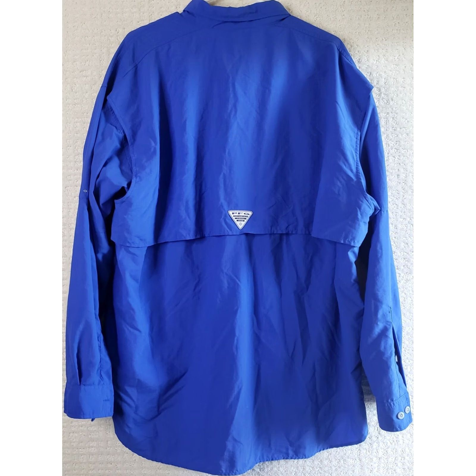 Vintage Columbia PFG Shirt Mens Blue XL Long Sleeve Button Up Fishing Size US XL / EU 56 / 4 - 6 Thumbnail