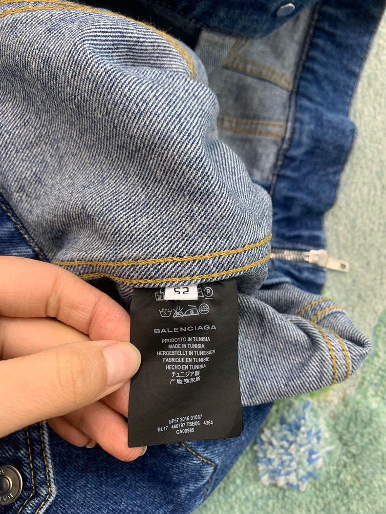 Balenciaga Balenciaga Denim Jacket Size US L / EU 52-54 / 3 - 5 Thumbnail