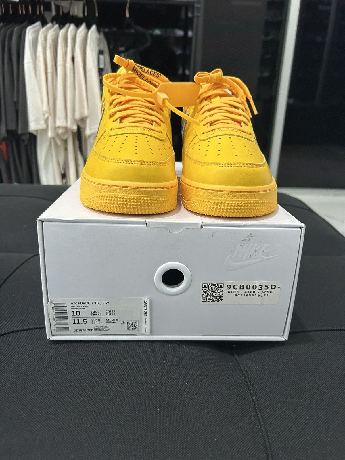 Yellow Gold Powder Coat Low Air Force 07 44 Nike Air Force Low ICA