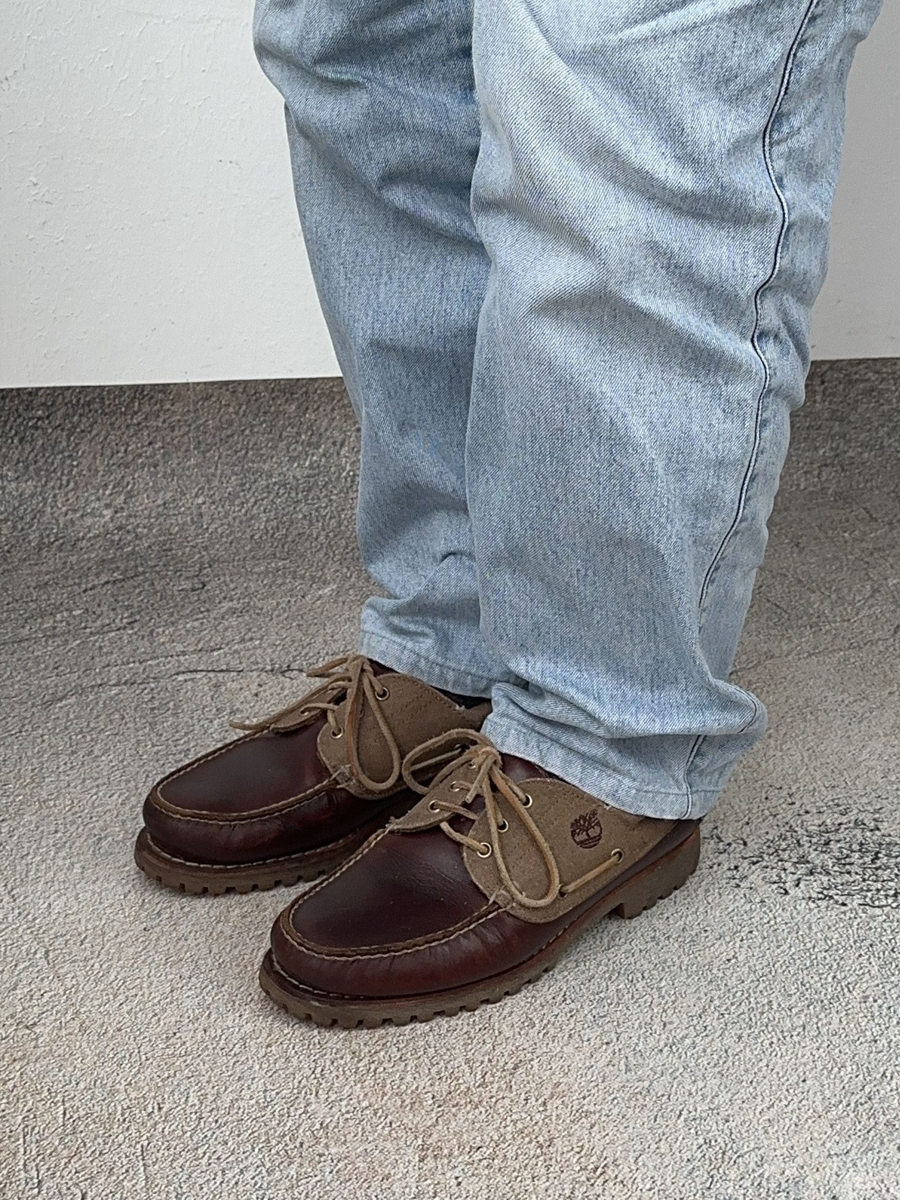 Timberland × Vintage Timberland Authentics 3 EYE Classic Leather Shoes Loafers Size US 10 / EU 43 - 3 Thumbnail