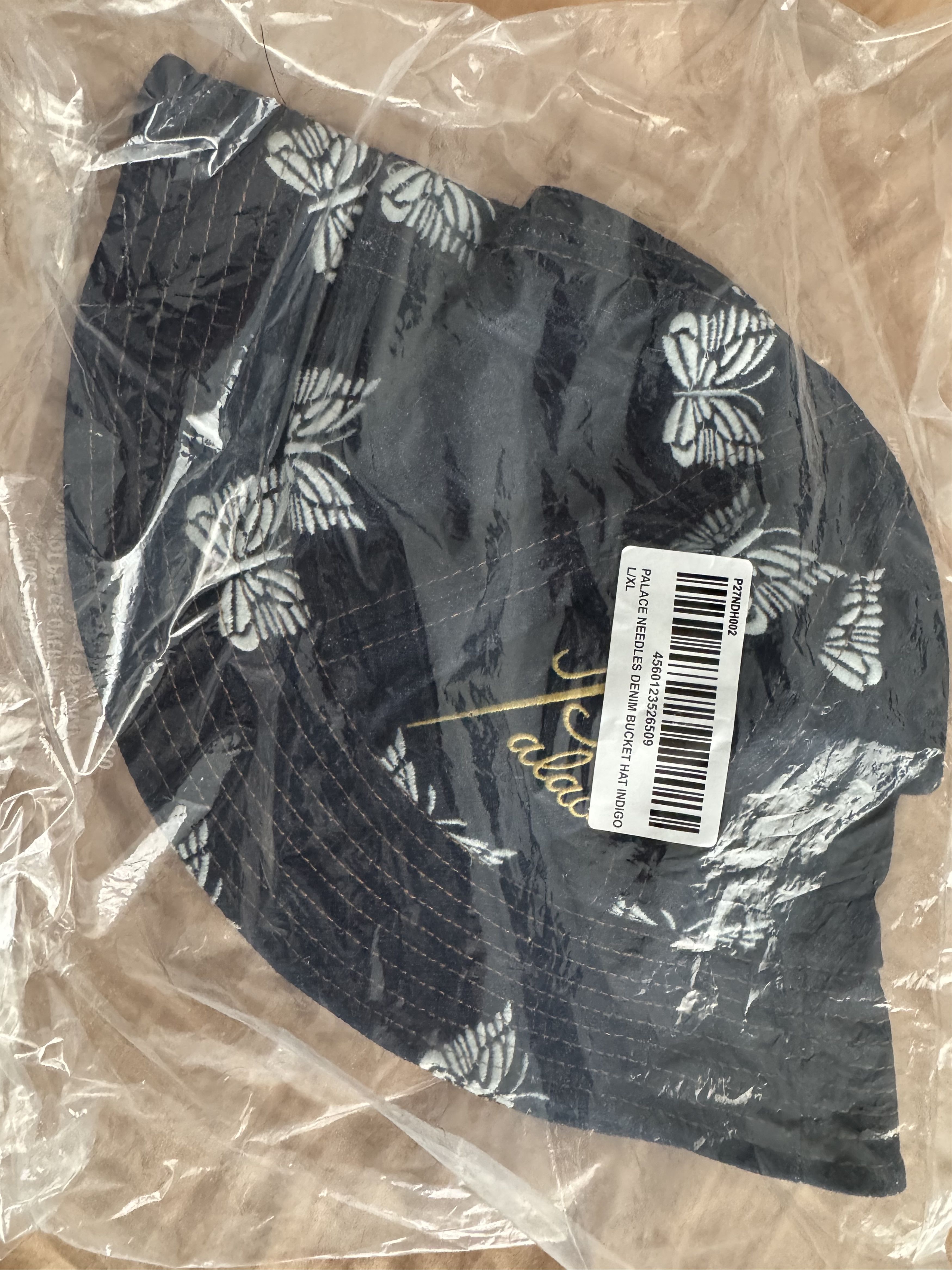Needles × Palace Denim Bucket Hat Indigo Size ONE SIZE - 1 Thumbnail