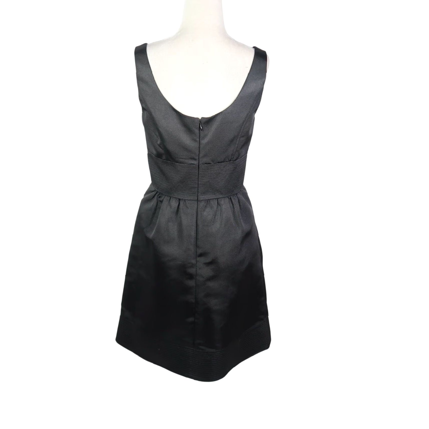 Vintage Cyan by Shoshanna Black Fit and Flare Mini Cocktail Dress 6 Sleeveless Zip Back Pockets Formal Party/Cocktail Women Size M / US 6-8 / IT 42-44 - 4 Thumbnail