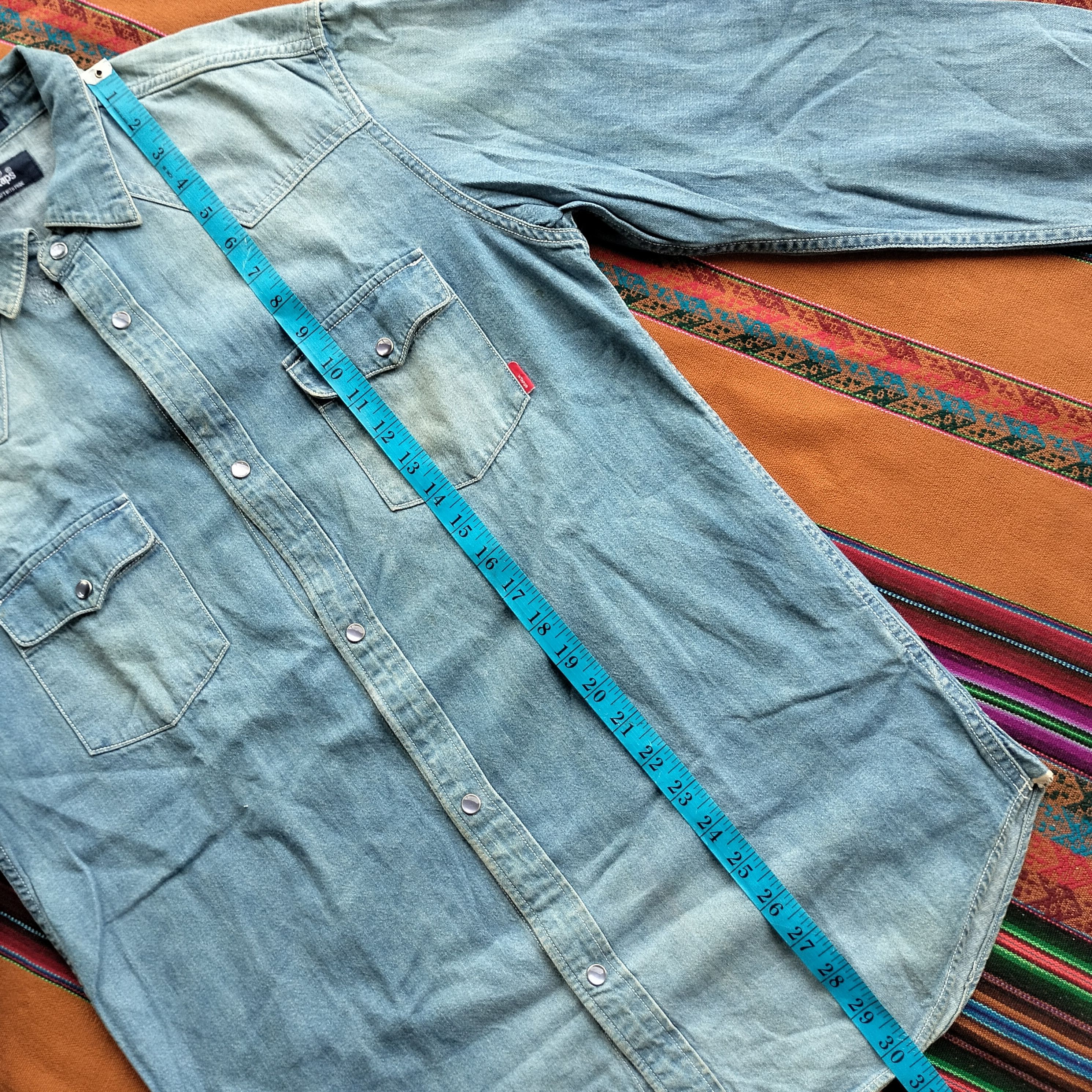 Wtaps Wtaps selvedge denim western Ls shirt Size US L / EU 52-54 / 3 - 18 Thumbnail