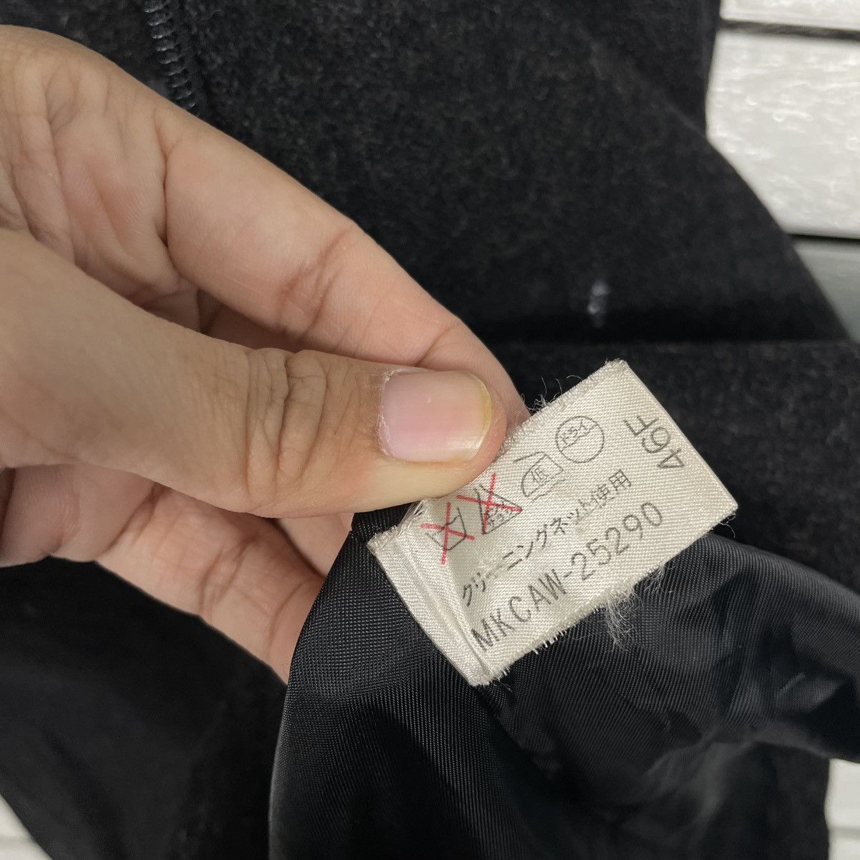 Michel Klein Michel Klein Homme Paris Black Wool Hooded Overcoat Size US M / EU 48-50 / 2 - 16 Thumbnail