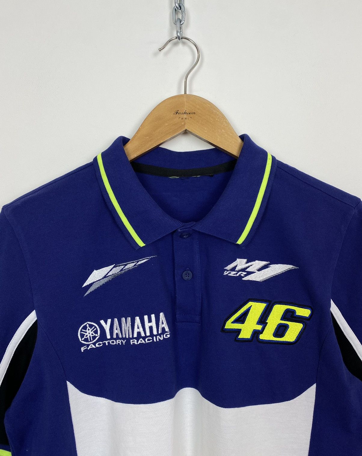 Other Powersport Yamaha #46 Racing Shirt Jersey Motorcycle Size US XL / EU 56 / 4 - 2 Thumbnail