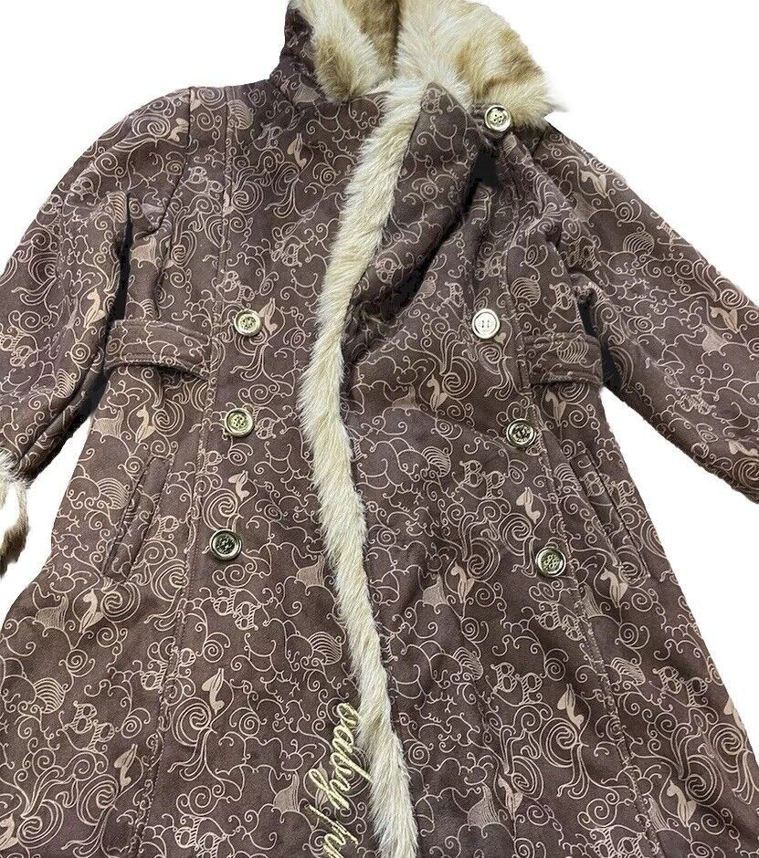 Phat Farm Vintage Baby Phat Brown Faux Fur Women s Vtg Coat Size Large Grailed