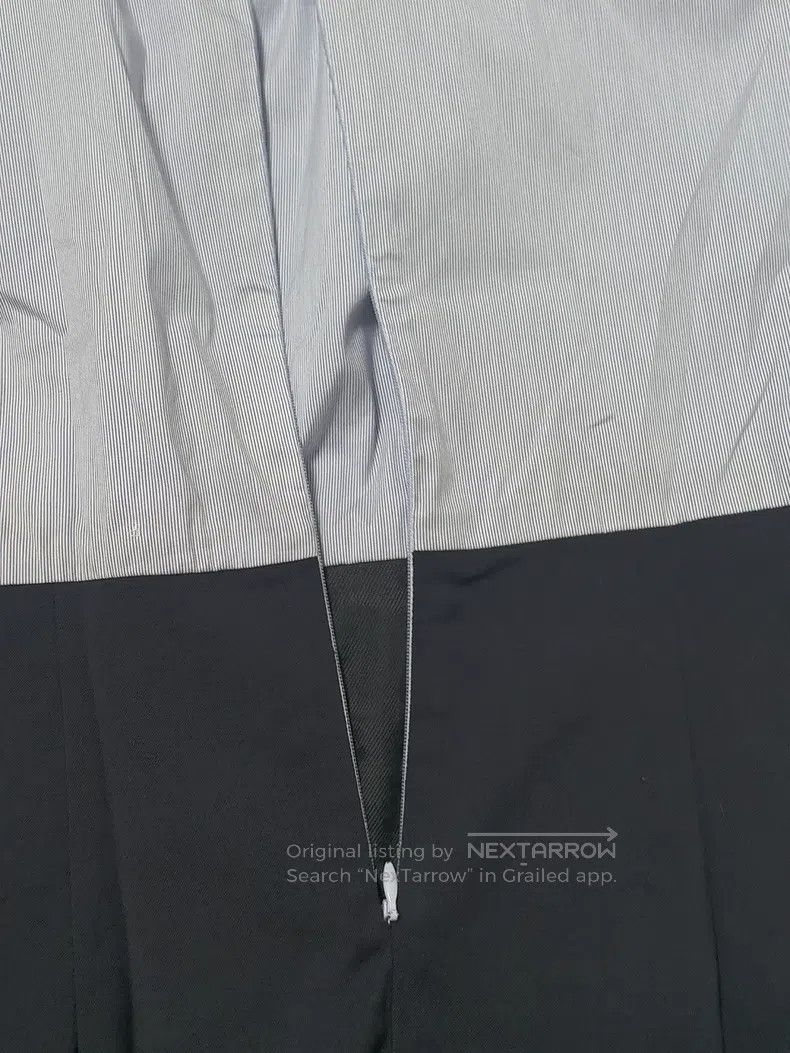 The Row The Row Light blue pinstripe paneled wool dress Size S / US 4 / IT 40 - 7 Thumbnail