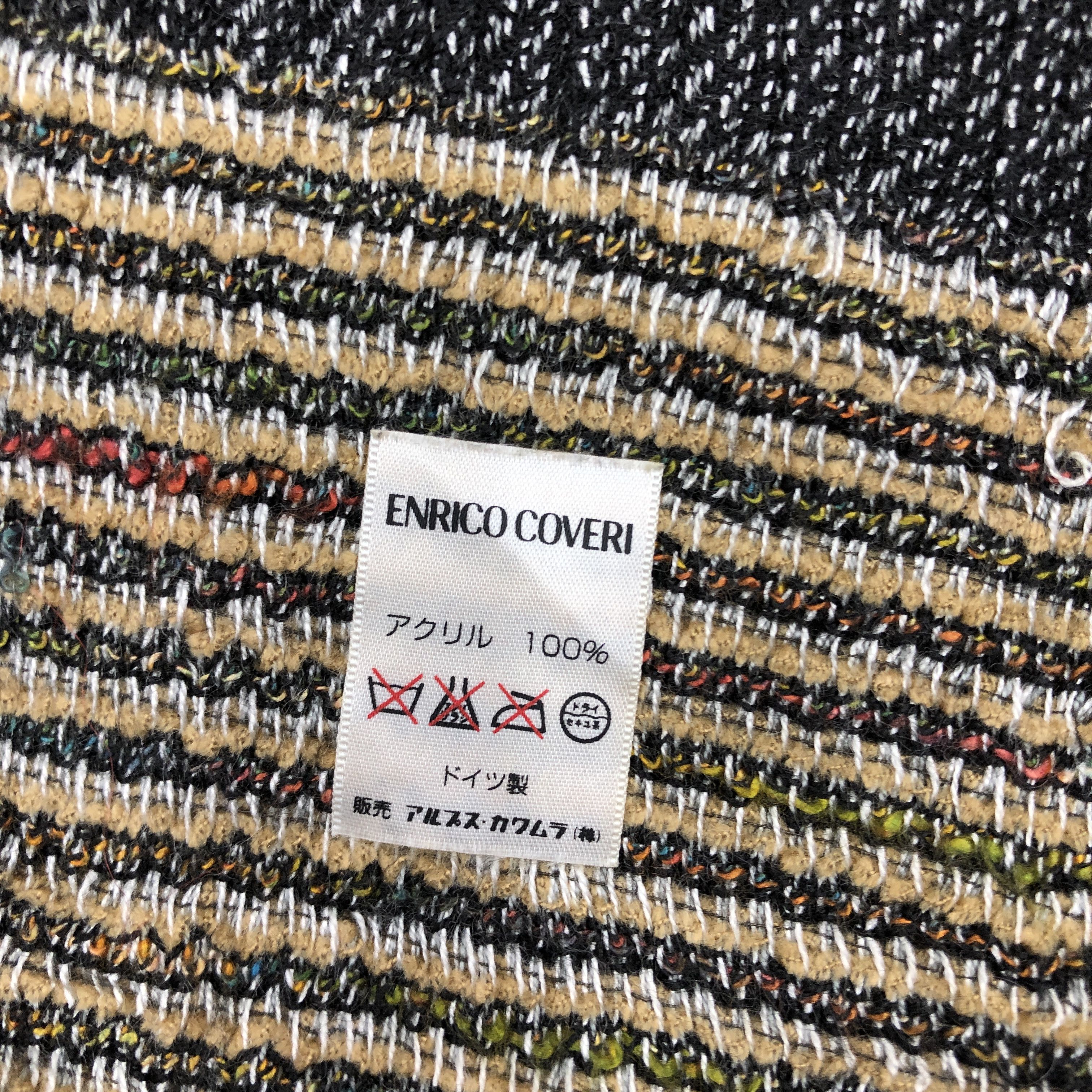 Enrico Coveri Vintage Enrico Coveri Scarf Muffler Wool Cashmere Scarves Size ONE SIZE - 5 Thumbnail