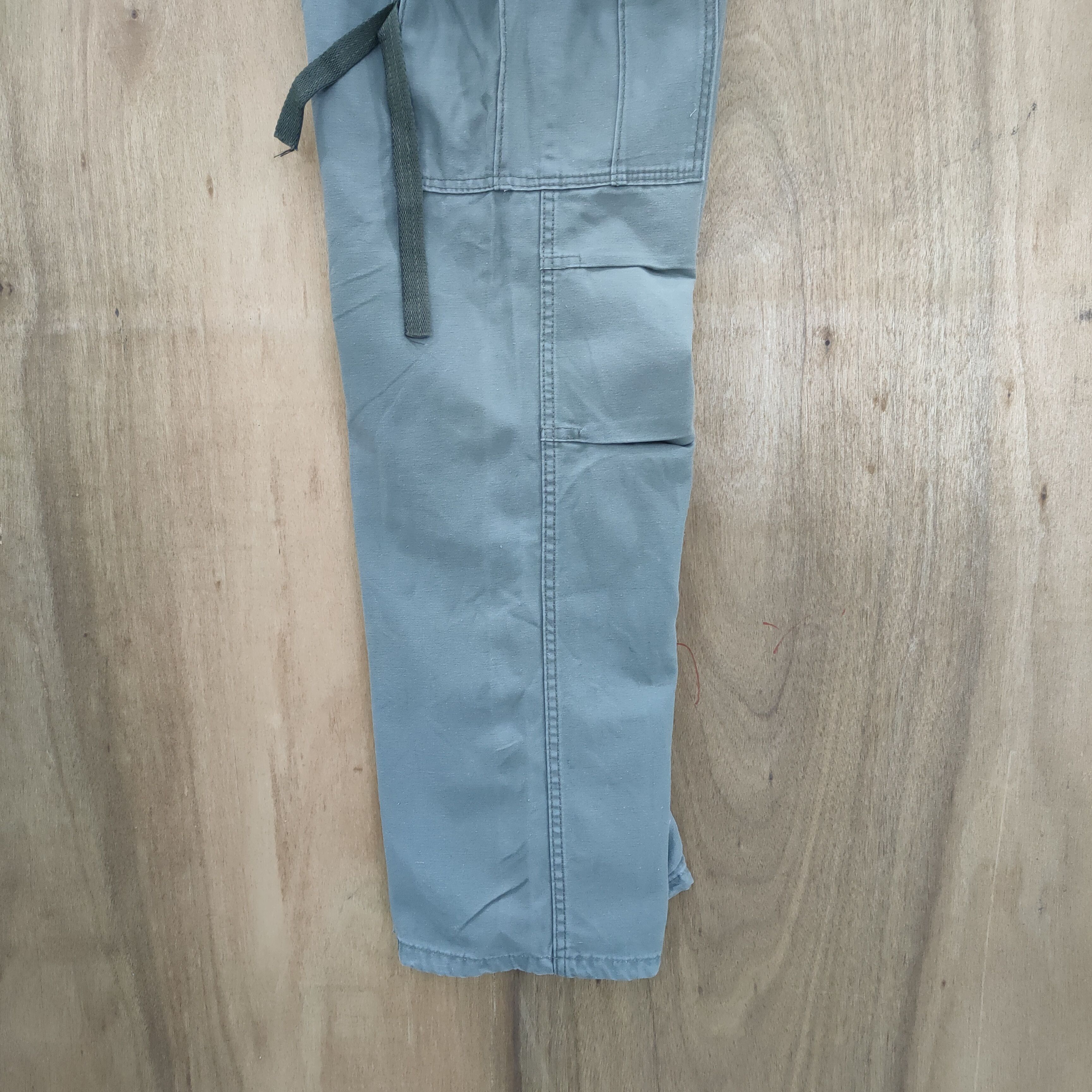 Vintage VINTAGE MILITARY FADED GREEN CARGO PANTS Size US 30 / EU 46 - 16 Thumbnail