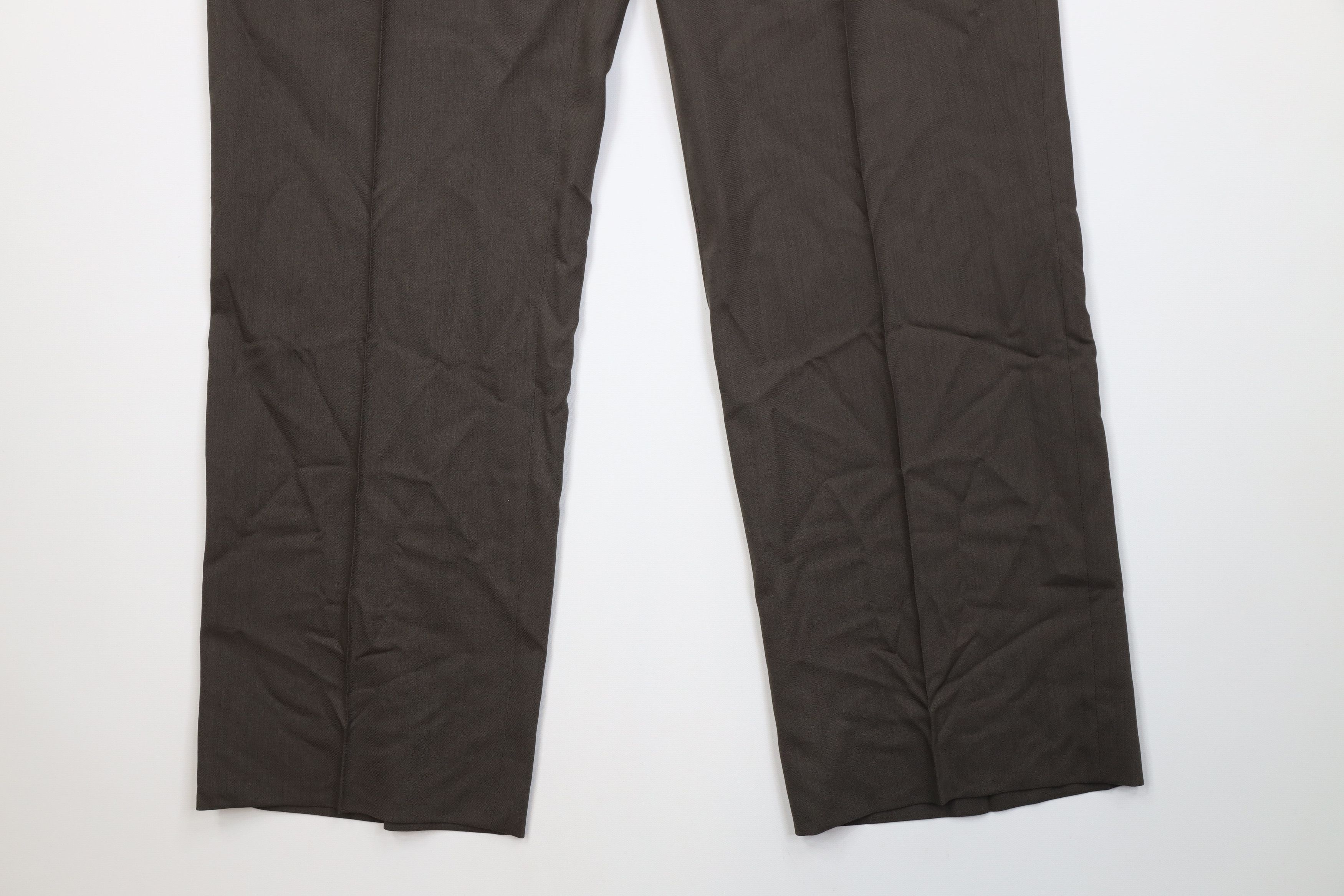 Vintage Vintage 90s Streetwear Pleated Wide Leg Chino Pants Brown Size US 38 / EU 54 - 4 Thumbnail