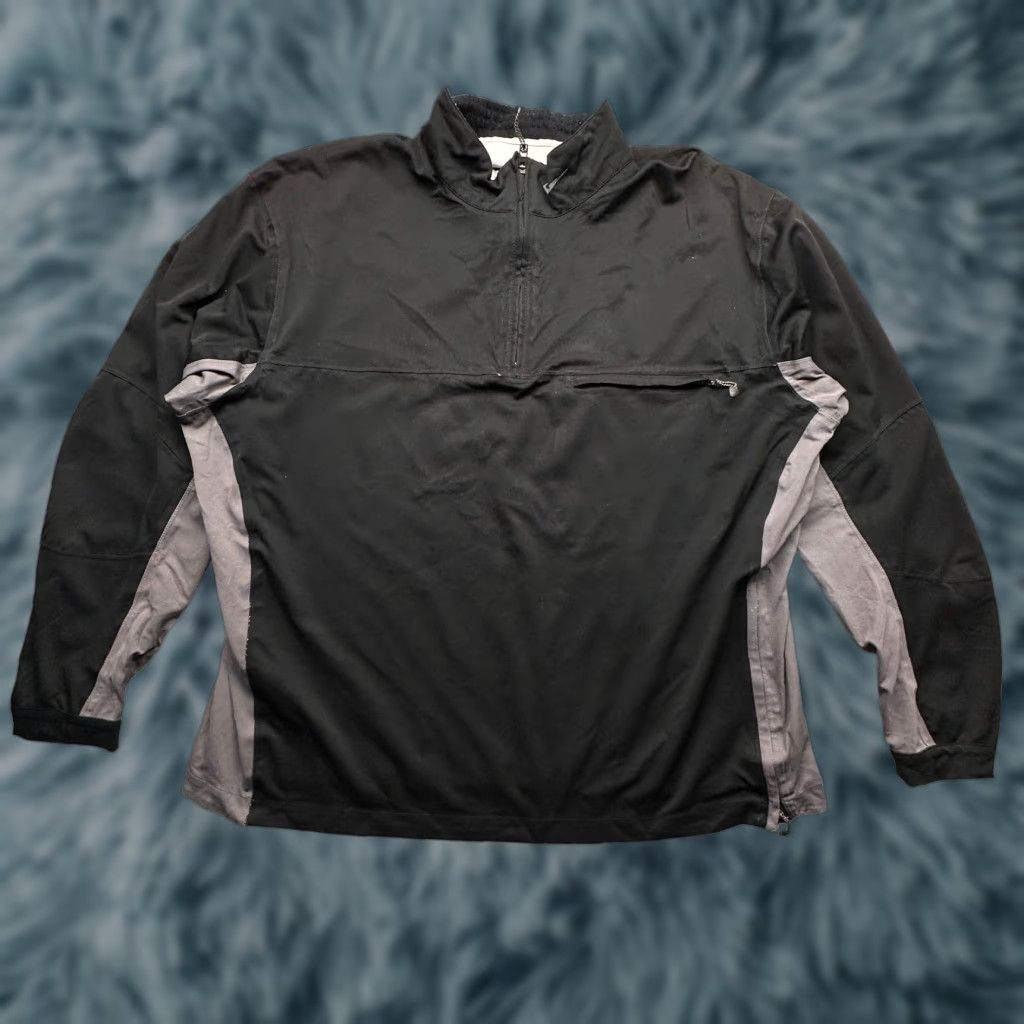 Nike VINTAGE Nike Golf Storm-Fit 1/4 Zip Windbreaker Pullover Jacket Men XXL Black Size US XXL / EU 58 / 5 - 1 Thumbnail