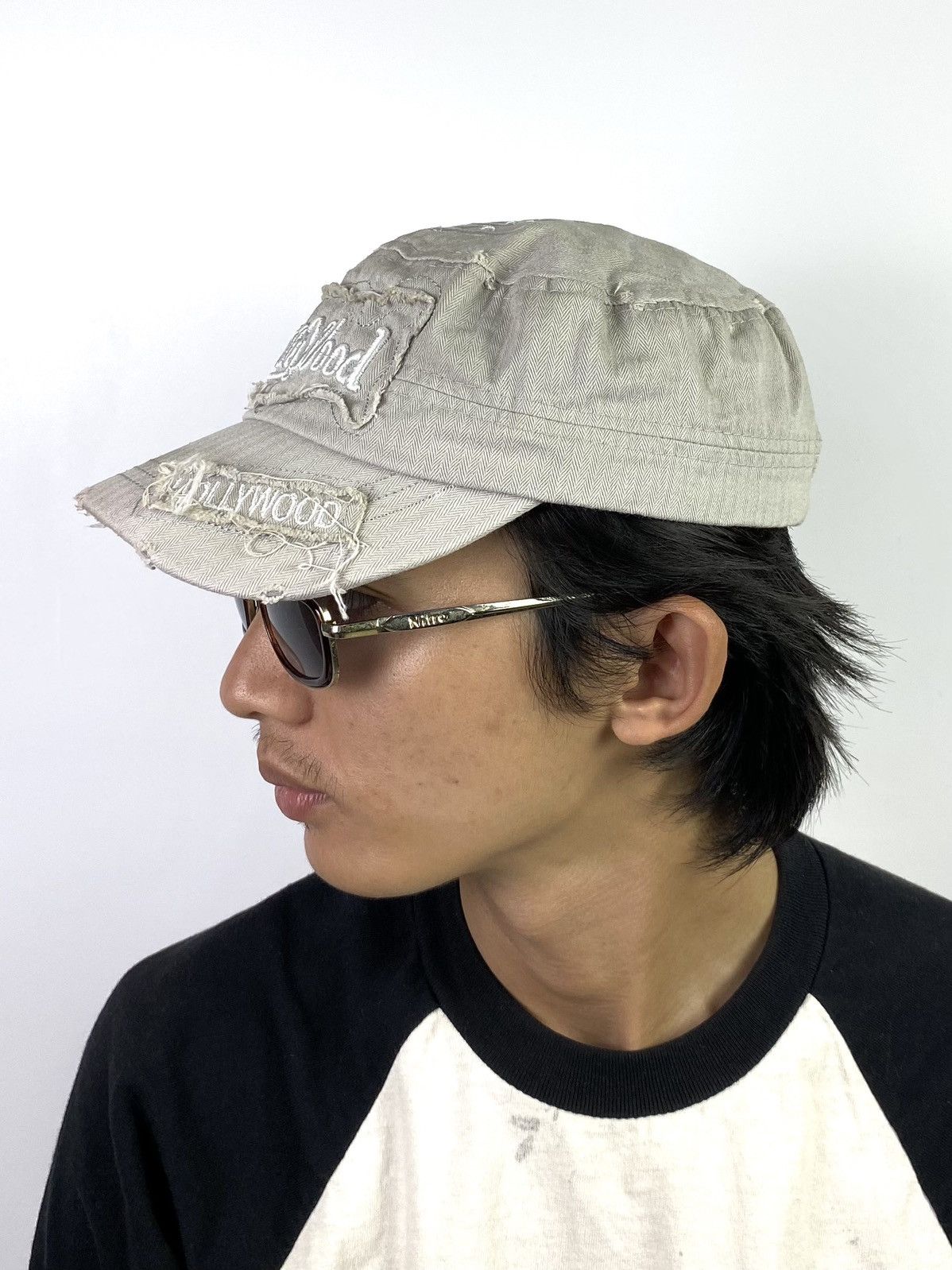 If Six Was Nine × Japanese Brand × Le Grande Bleu (L.G.B.) BINDINGOFFER💥 hollywood cadet commando hat japanese brand Size ONE SIZE - 3 Thumbnail