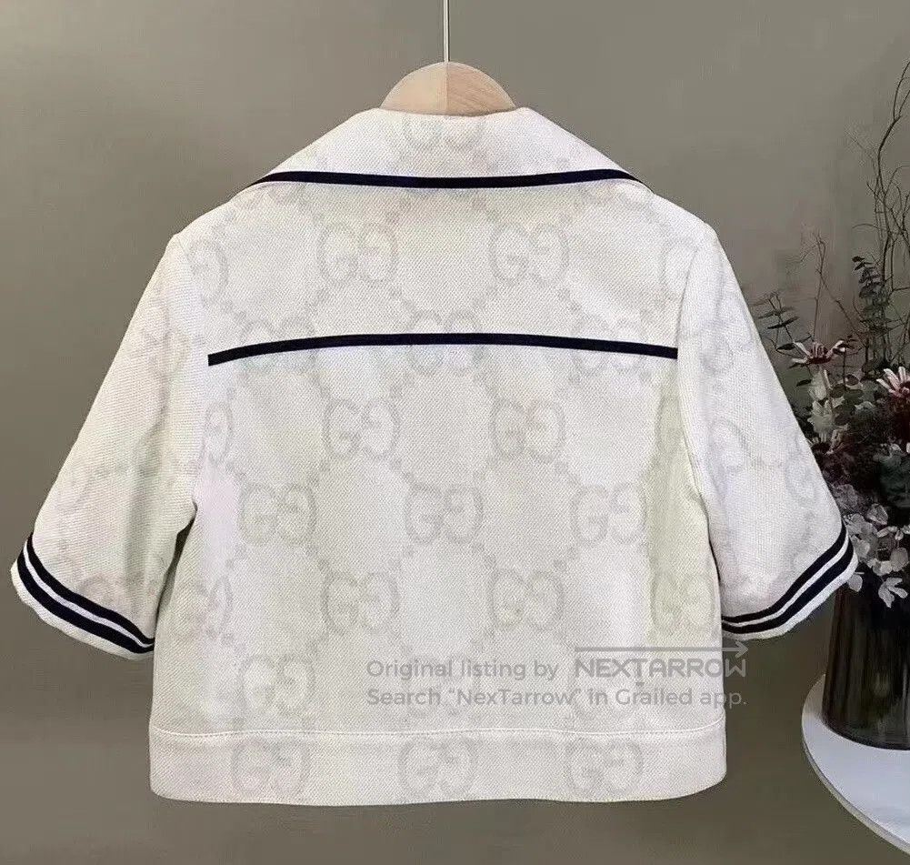 Gucci Gucci Logo Short Sleeve Jacket Outfit. Size XS / US 0-2 / IT 36-38 - 2 Thumbnail