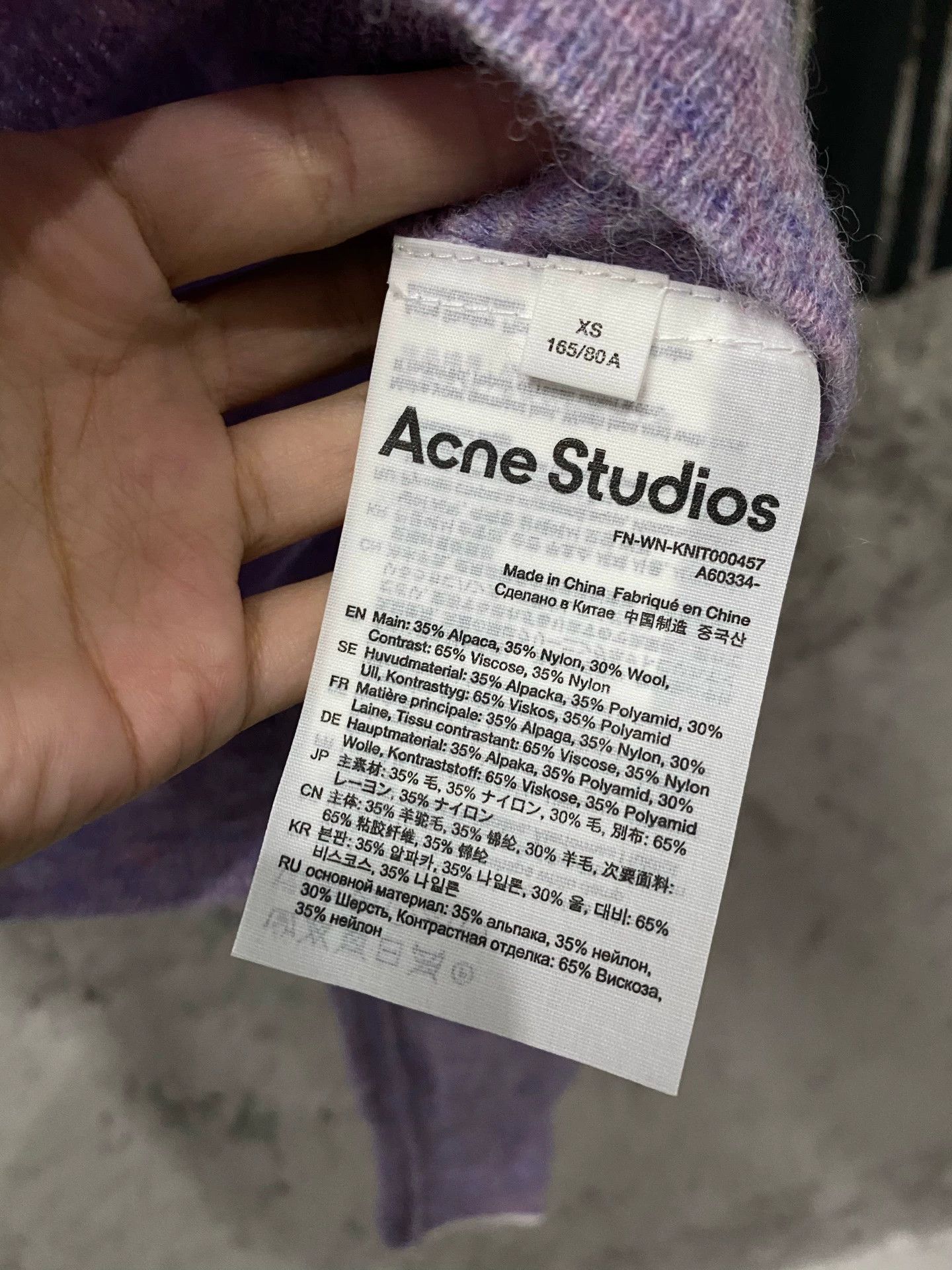 Acne Studios Acne Studios Wool Polo Sweater XS New Size XS / US 0-2 / IT 36-38 - 6 Thumbnail