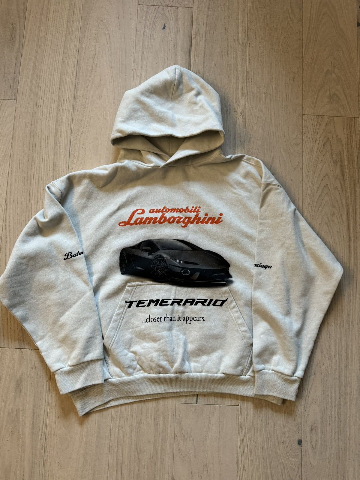 Balenciaga × Lamborghini Balenciaga Lamborghini hoodie Size US M / EU 48-50 / 2 - 2 Thumbnail