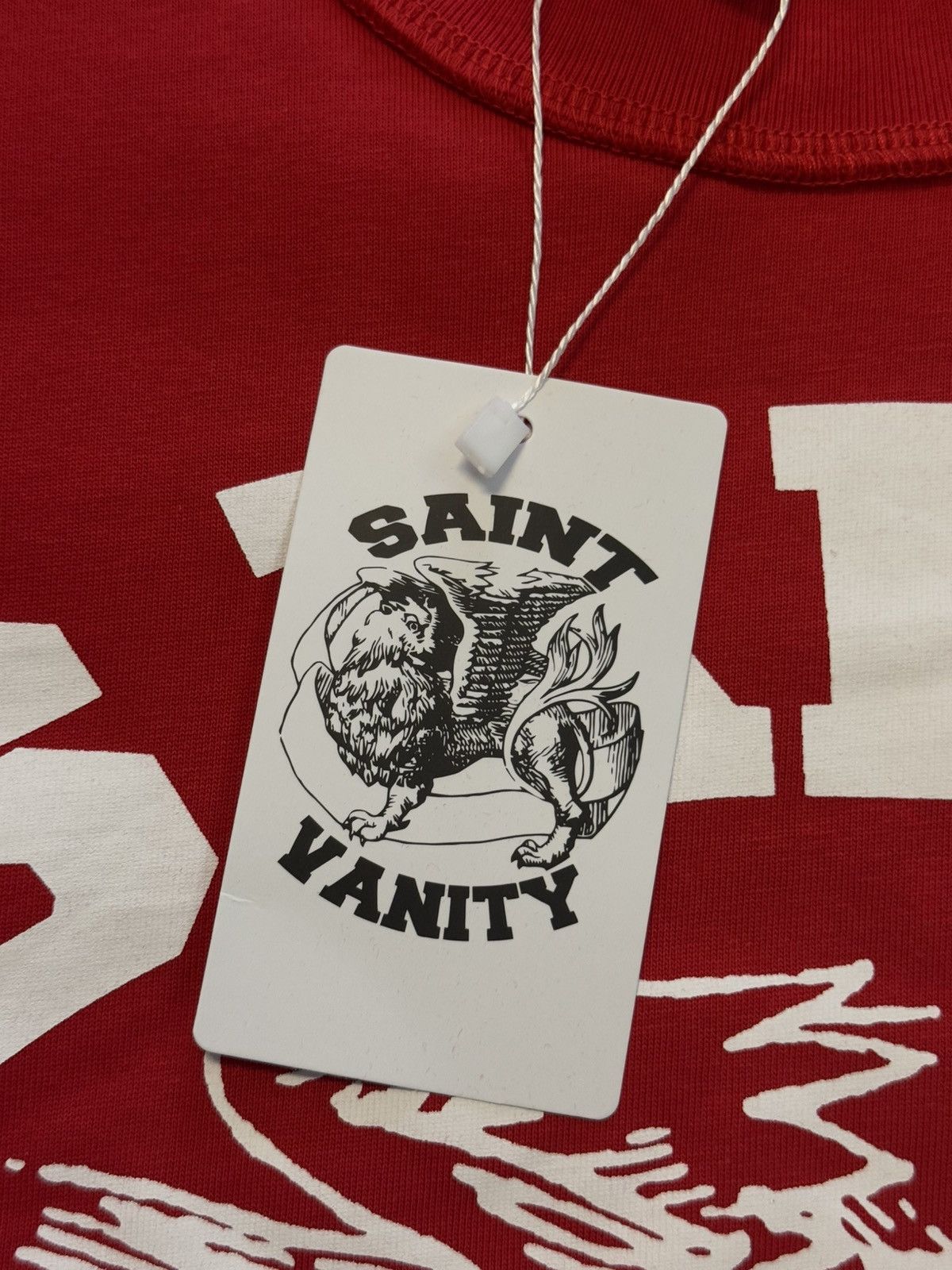 Saint Vanity Saint Vanity Red Tee Shirt Size XL Brand New Size US XL / EU 56 / 4 - 5 Thumbnail