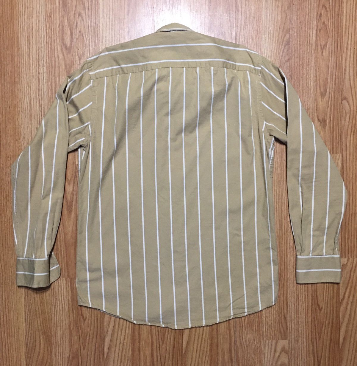 Burberry Burberry London Light Brown Striped Mens Shirt Size S Size US S / EU 44-46 / 1 - 6 Thumbnail