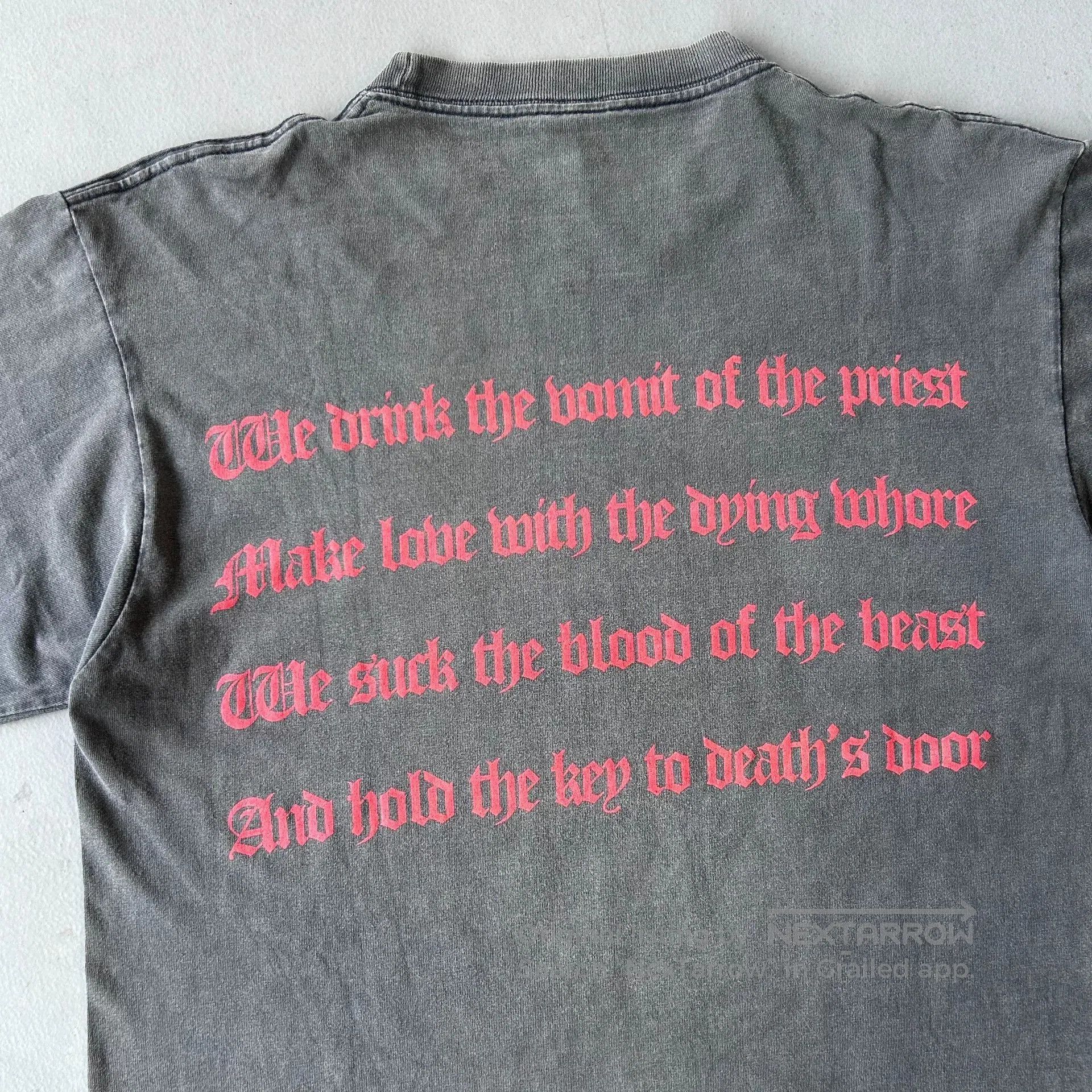 Vintage Vintage 90s Venom Darkthrone Metal Tee. Size US M / EU 48-50 / 2 - 6 Thumbnail