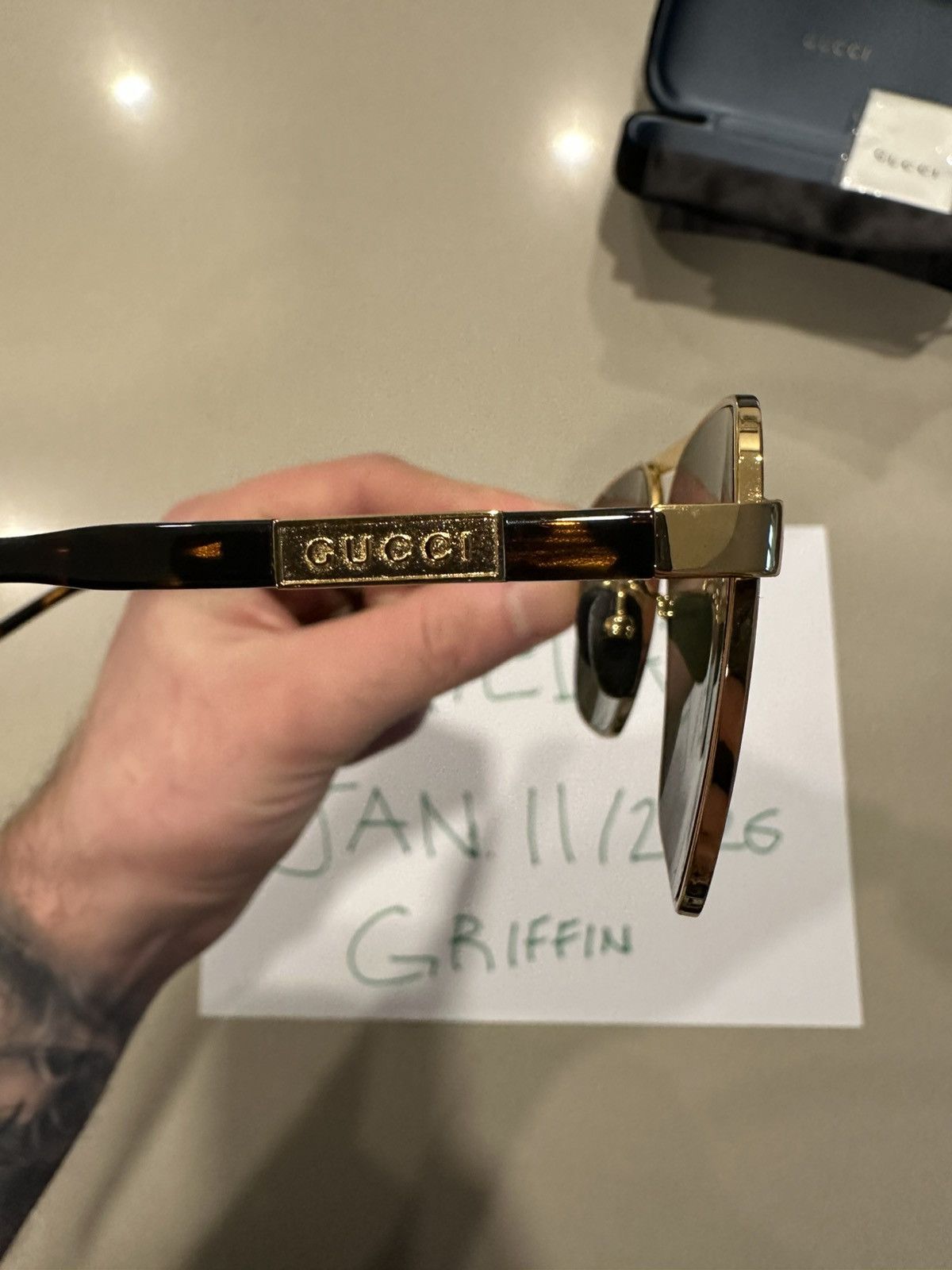Gucci Gucci Sunglasses GG1164S Size ONE SIZE - 7 Thumbnail