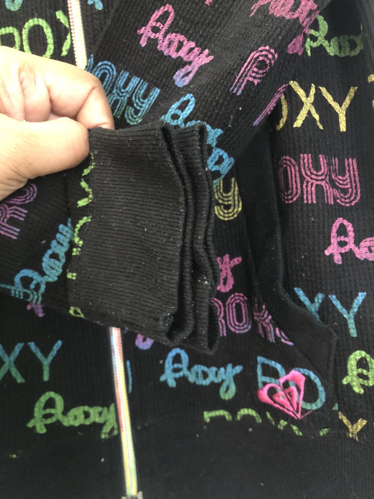 Japanese Brand × Vintage Roxy Hoodie Zip Up Size US XXS / EU 40 - 7 Thumbnail
