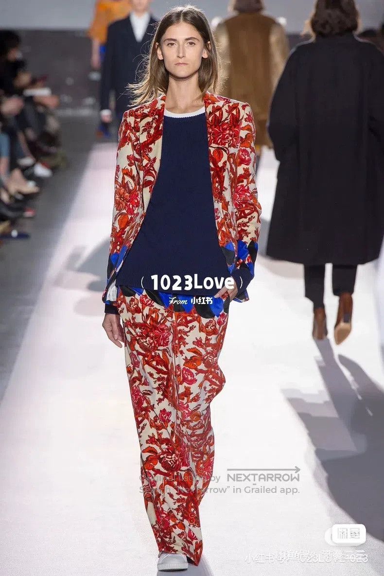 Dries Van Noten Dries Van Noten Runway-Exclusive Velvet Printed Midi Skirt Size 37" - 9 Thumbnail