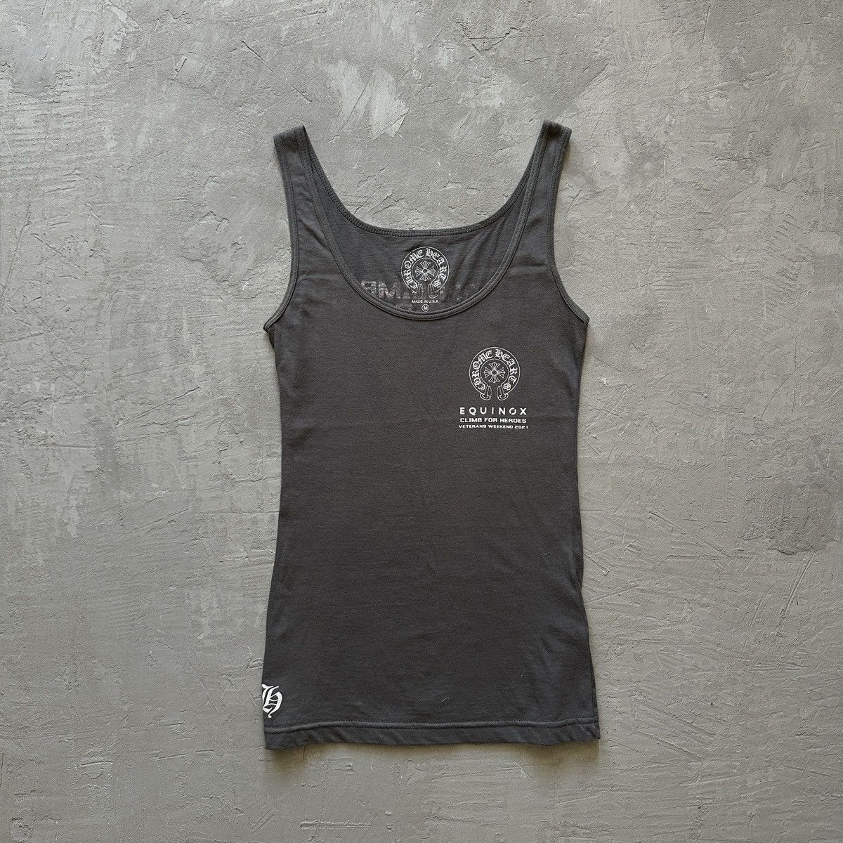 Chrome Hearts x Equinox "Climb For Heroes" Tank Top