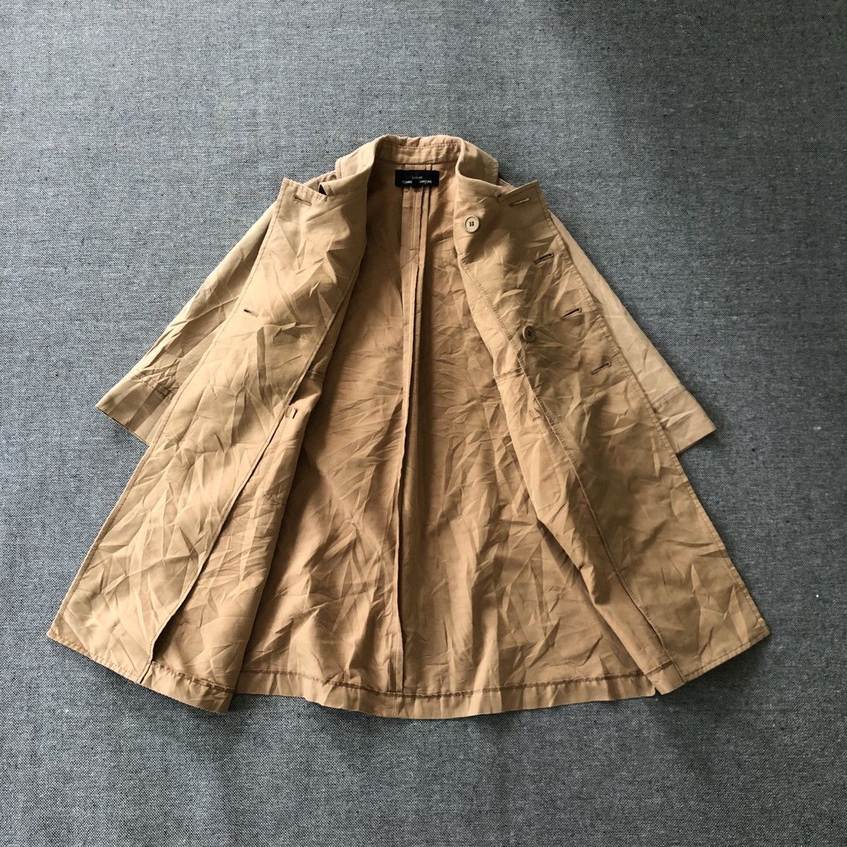 Tricot Comme des Garcons Tricot COMME Des GARCONS Double Breasted Trench Coat Size M / US 6-8 / IT 42-44 - 2 Thumbnail