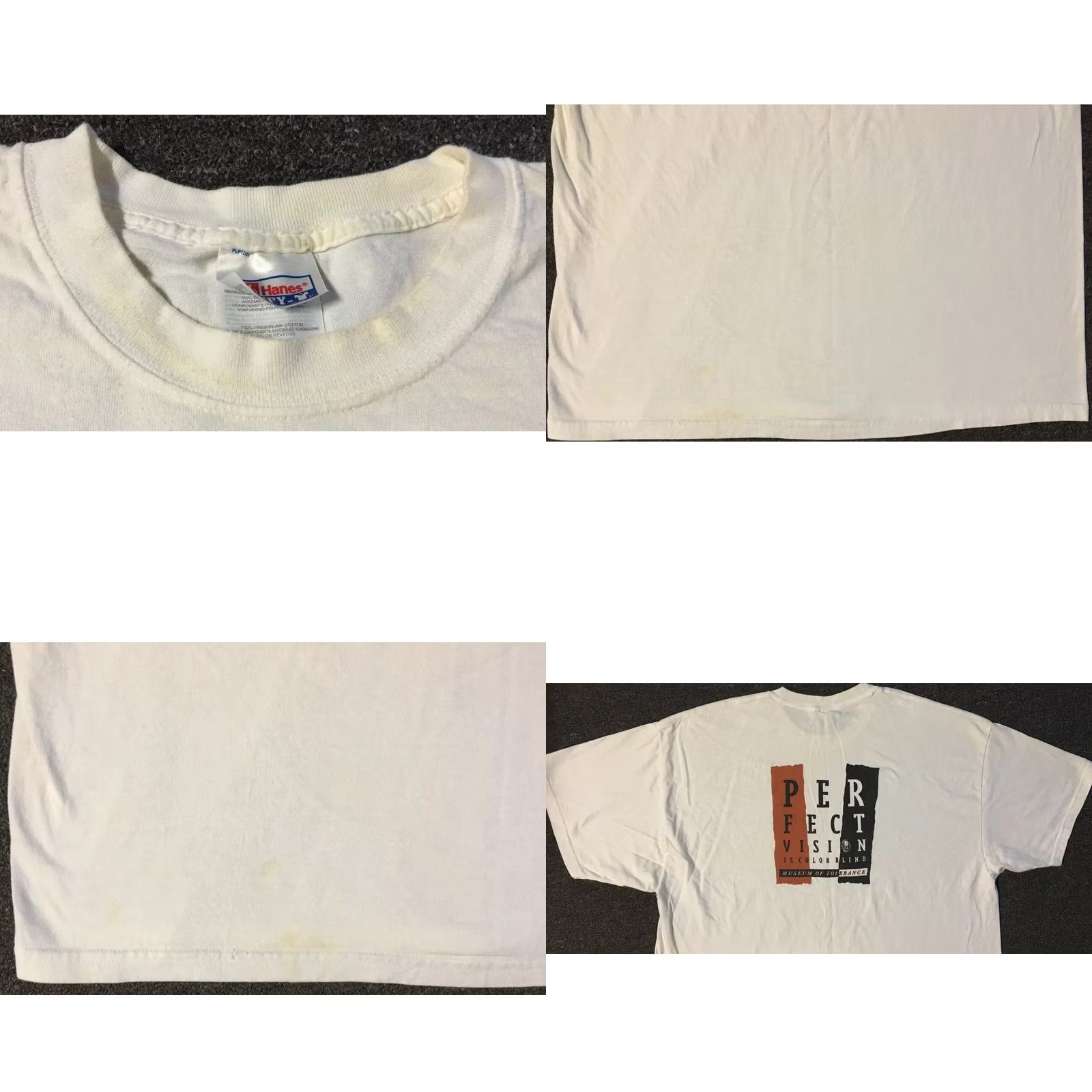 Vintage VINTAGE 90s Museum Of Tolerance Shirt XL White Grunge Kindness Friendship 80s 90s Retro Rock Casual Men Shirt XL White Nike? Size US XL / EU 56 / 4 - 8 Thumbnail